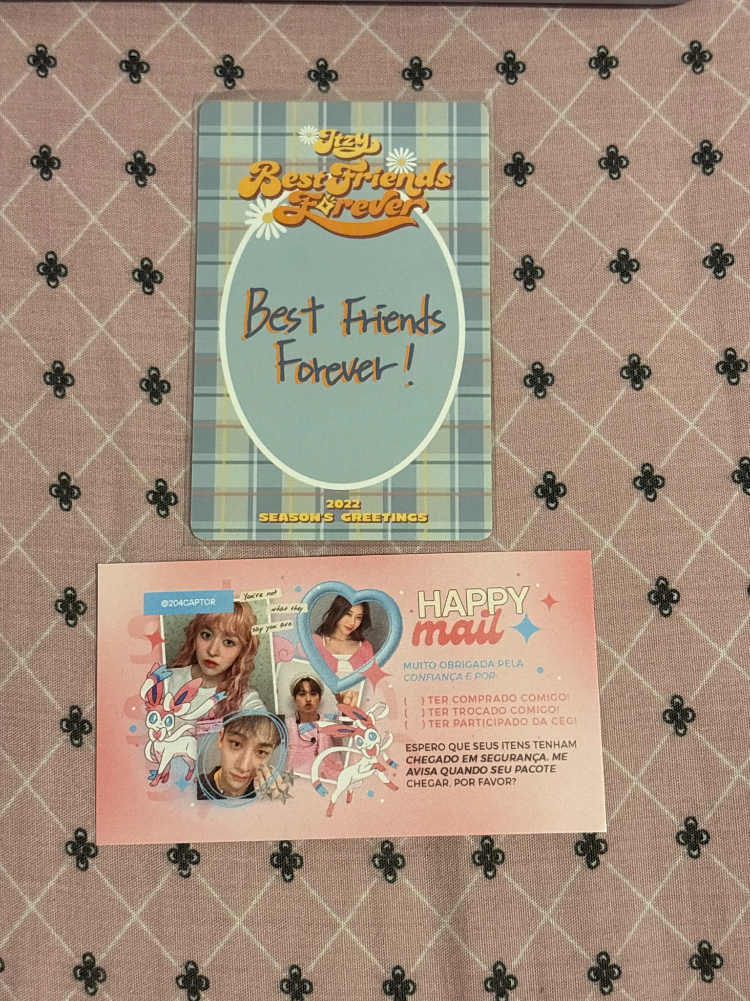 ITZY Chaeryeong ITZY - Chaeryeong - 2022: Best Friends Forever Season's Greetings Other season's greetings trading card listing photo 2