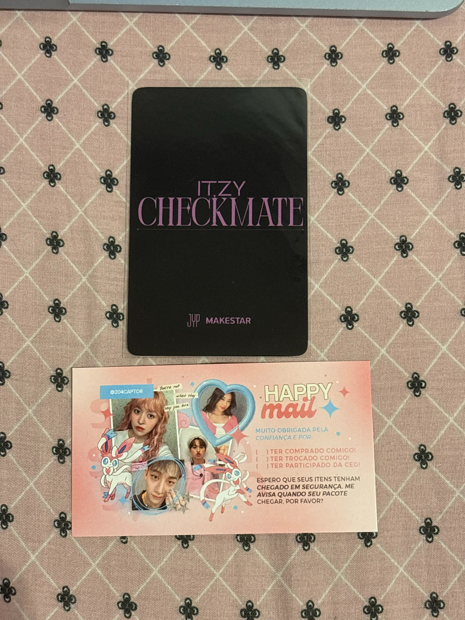 ITZY Chaeryeong ITZY - Chaeryeong - CHECKMATE Album makestar pob (pre-order benefit) holographic (hologram) listing photo 2