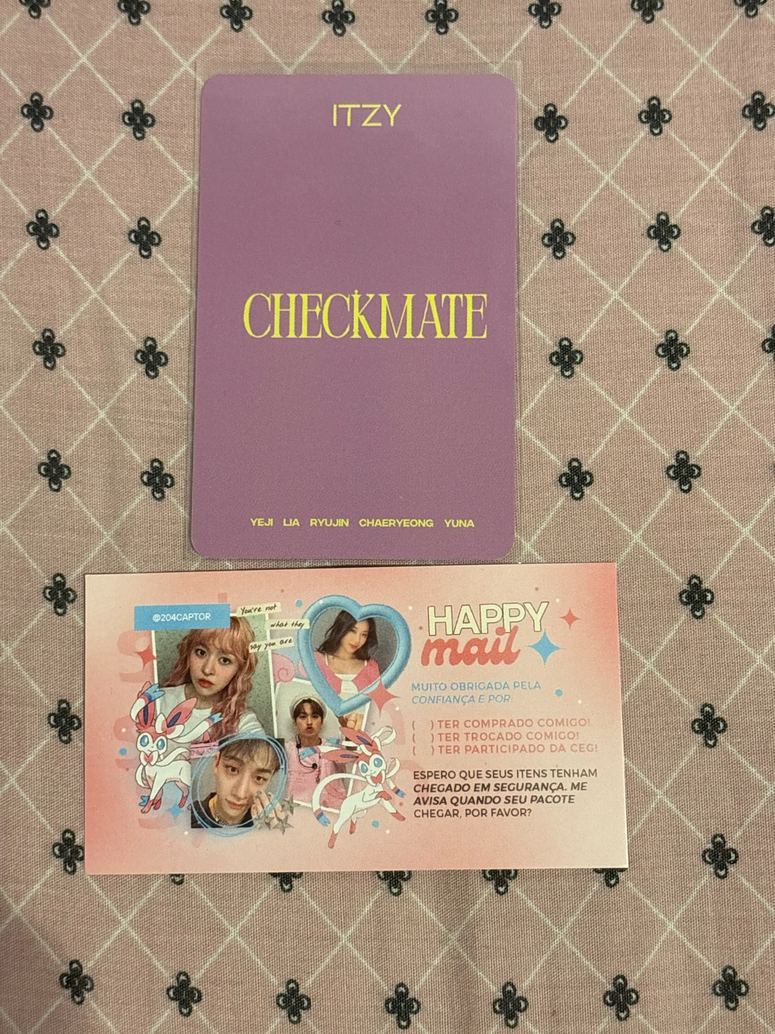 ITZY Chaeryeong ITZY - Chaeryeong - CHECKMATE Album ktown4u lucky draw round 1 listing photo 2