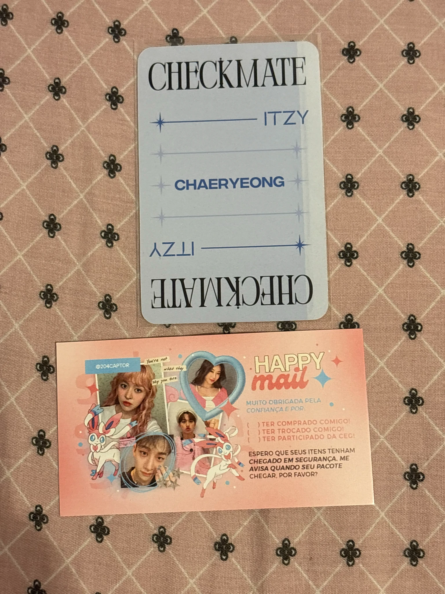 ITZY Chaeryeong ITZY - Chaeryeong - CHECKMATE Album soundwave round 4 fansign listing photo 2