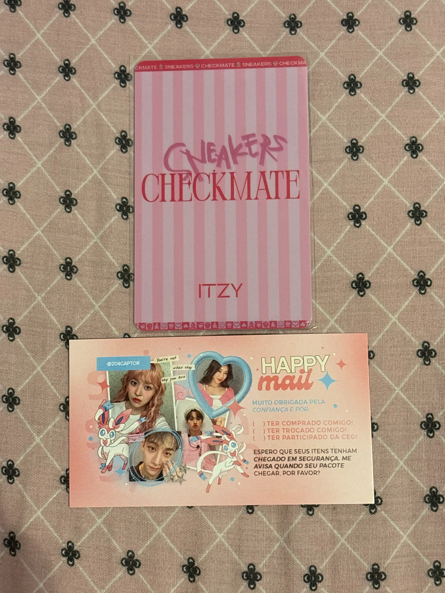 ITZY Chaeryeong ITZY - Chaeryeong - CHECKMATE Album lucky draw withmuu round 1 pvc card listing photo 2