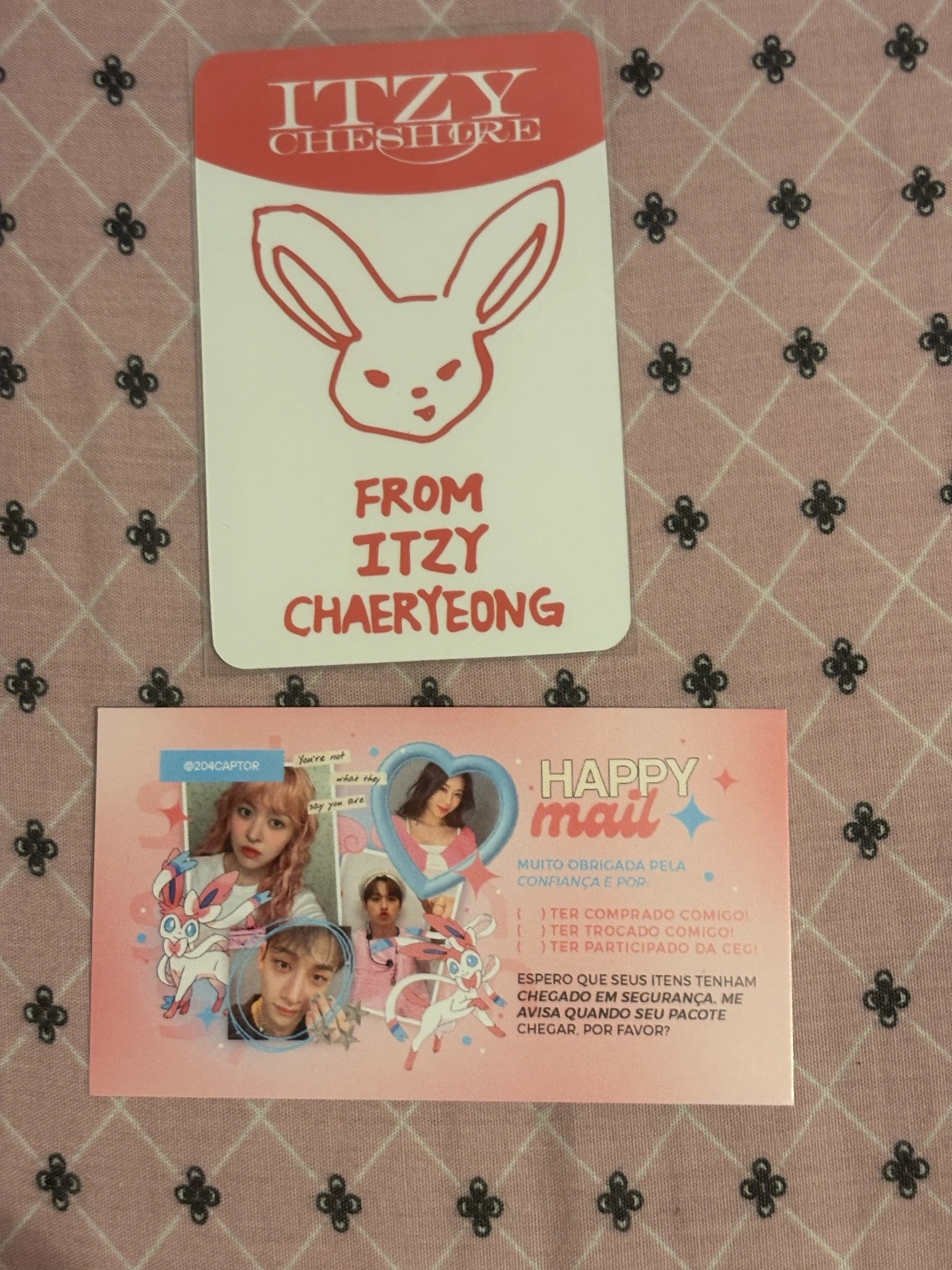 ITZY Chaeryeong ITZY - Chaeryeong - Cheshire Album soundwave fansign video call round 3 listing photo 2