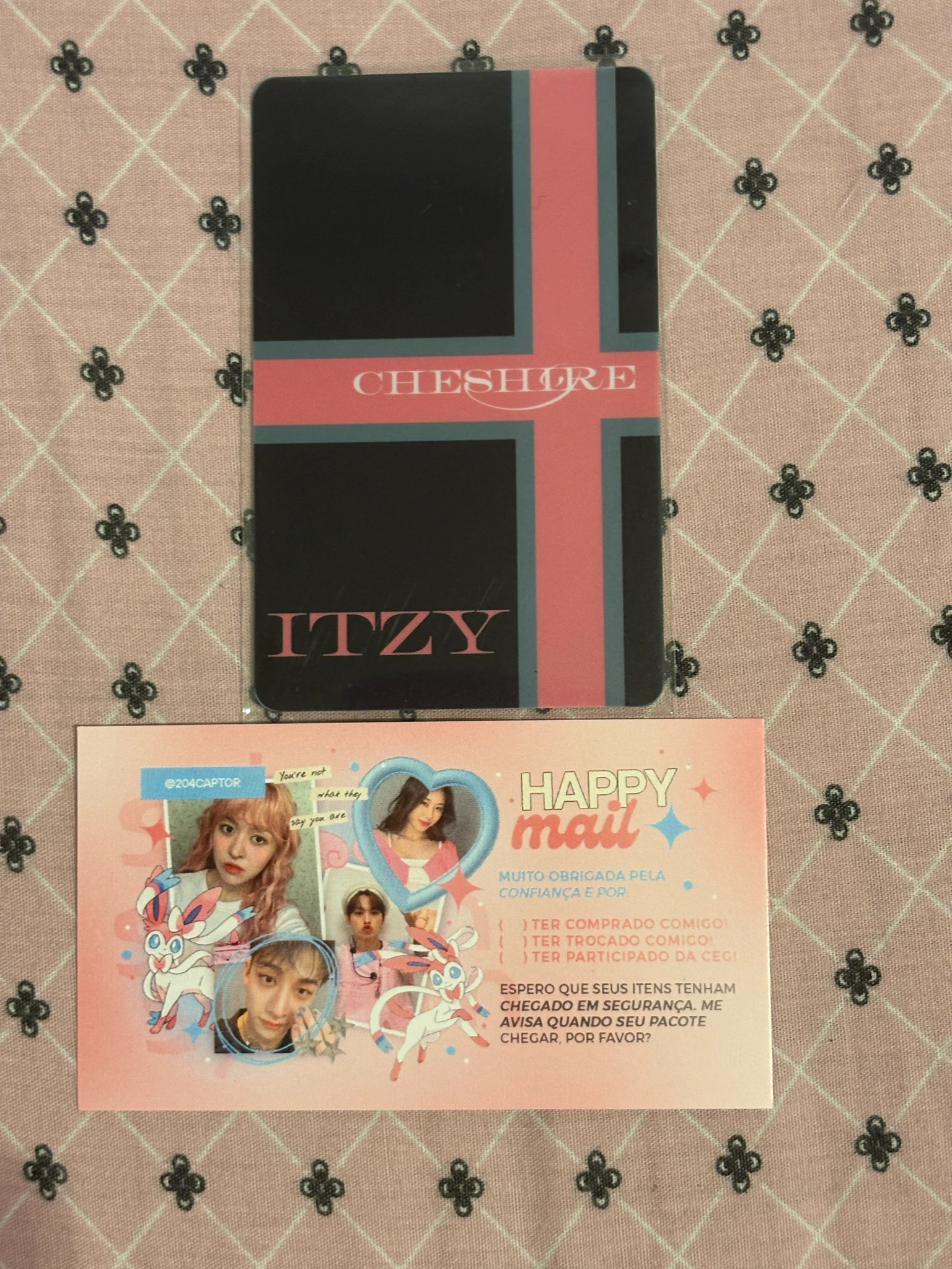 ITZY Chaeryeong ITZY - Chaeryeong - Cheshire Album soundwave lucky draw round 6 pvc card listing photo 2