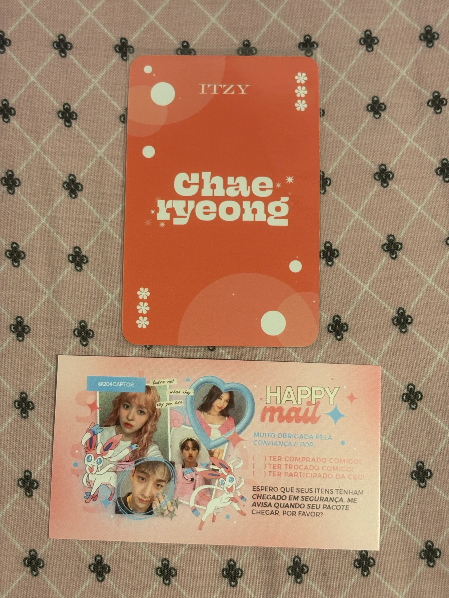 ITZY Chaeryeong ITZY - Chaeryeong - Cheshire Album soundwave lucky draw round 6 pvc card listing photo 2