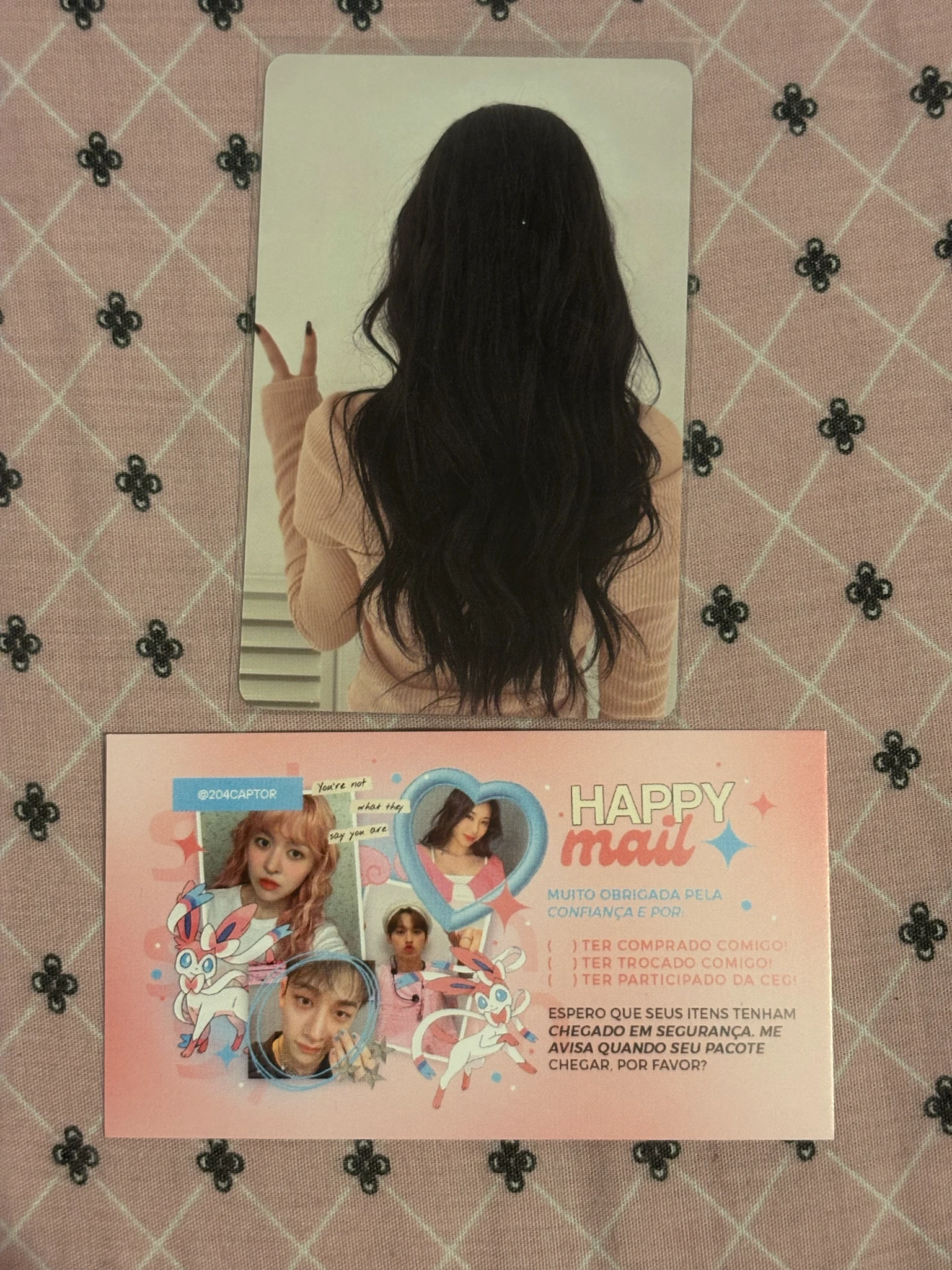 ITZY Chaeryeong ITZY - Chaeryeong - Cheshire Album video call (fancall) round 7 withmuu double-sided listing photo 2