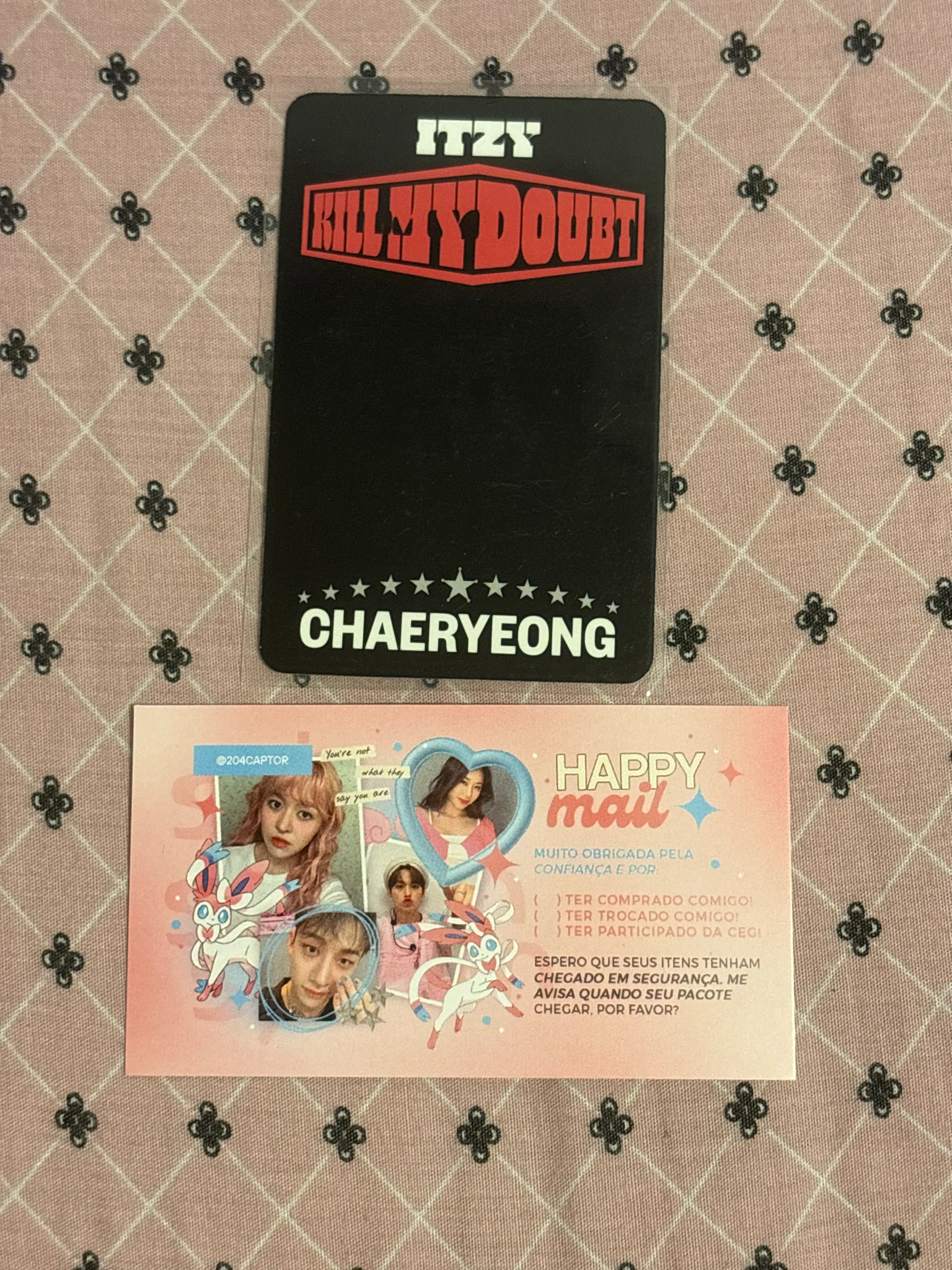ITZY Chaeryeong ITZY - Chaeryeong - KILL MY DOUBT Album album photocard listing photo 2