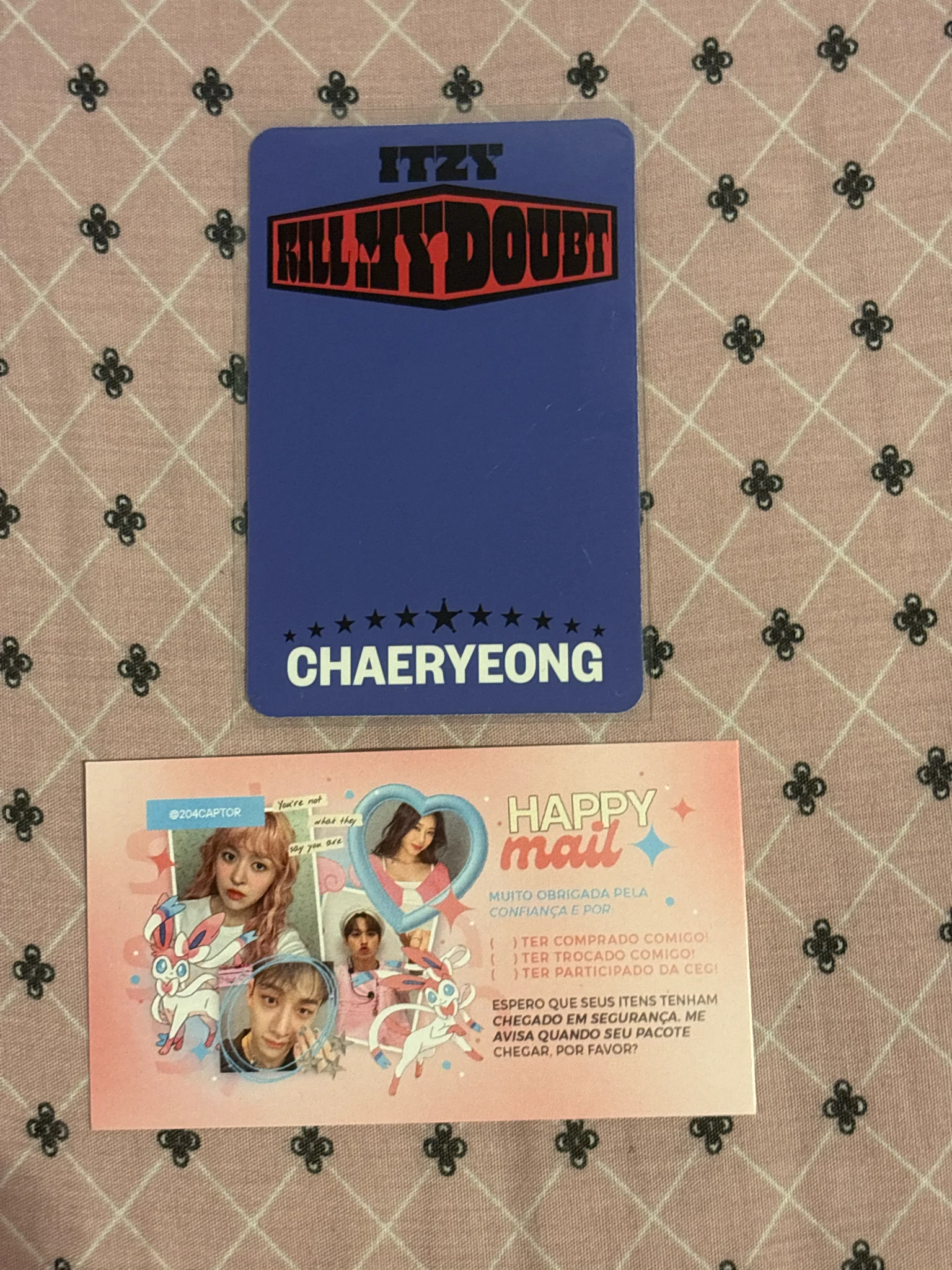 ITZY Chaeryeong ITZY - Chaeryeong - KILL MY DOUBT Album album photocard listing photo 2