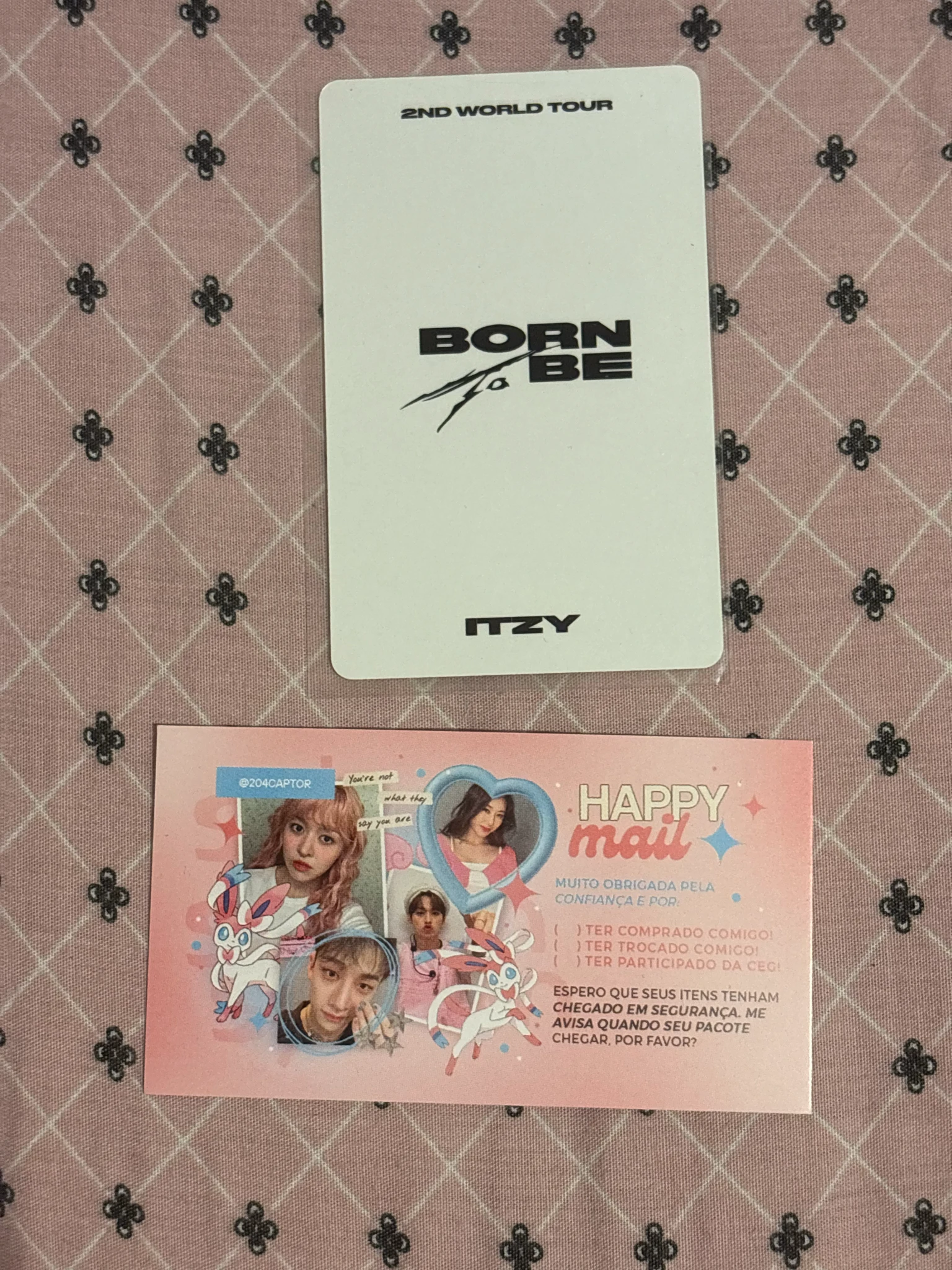 ITZY Chaeryeong ITZY - Chaeryeong - ITZY 2nd World Tour 'Born To Be' Event merch photocard online purchase benefit listing photo 2