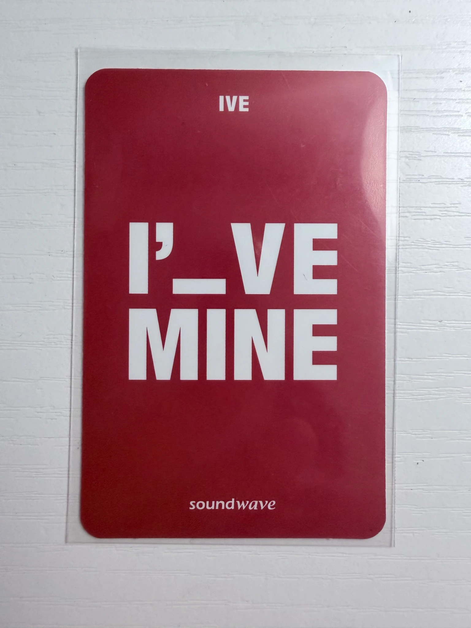 IVE Rei IVE - Rei - I've Mine Album soundwave lucky draw listing photo 2