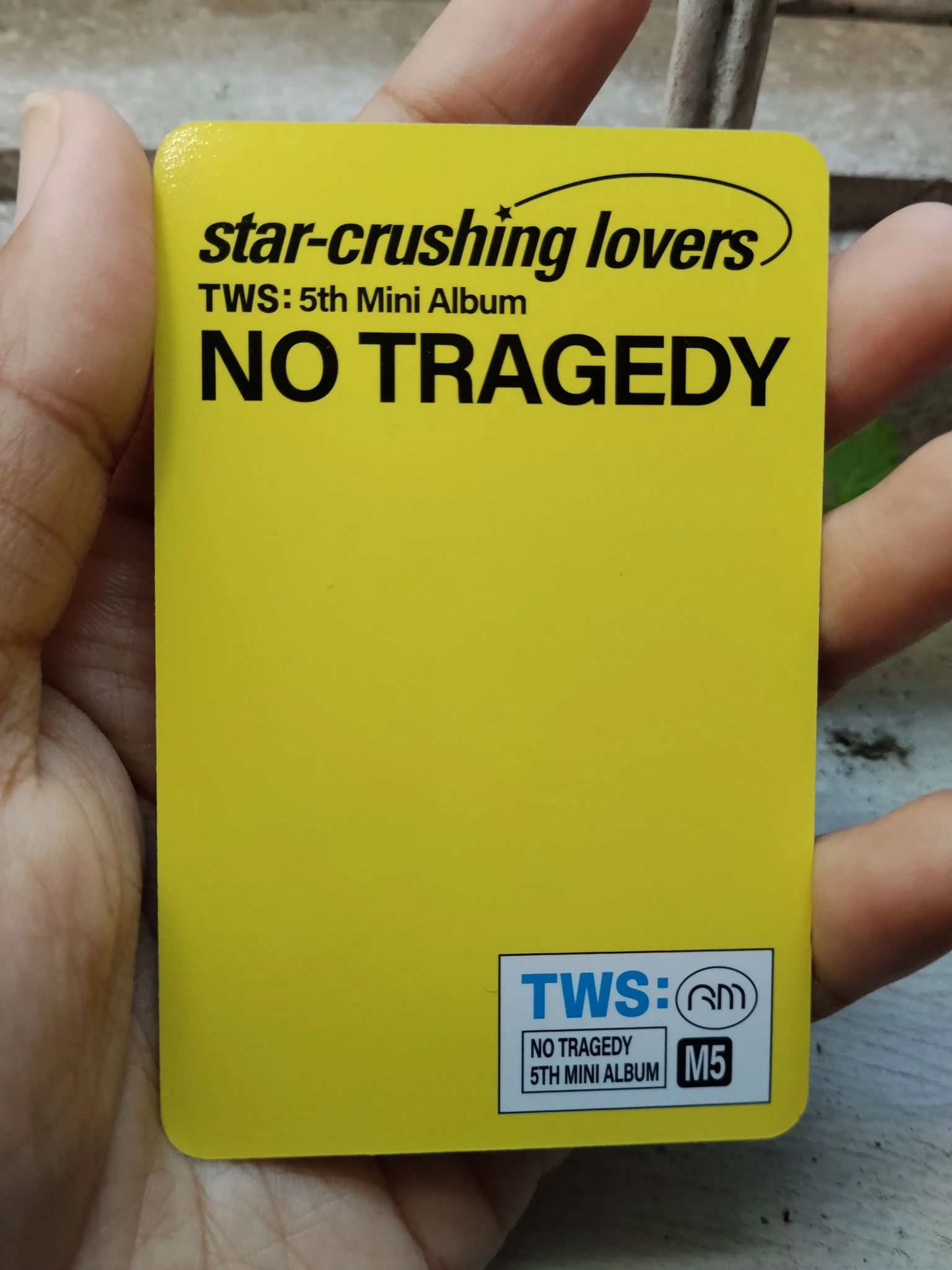 TWS Hanjin TWS - Hanjin - No Tragedy  Album album photocard standard version listing photo 2