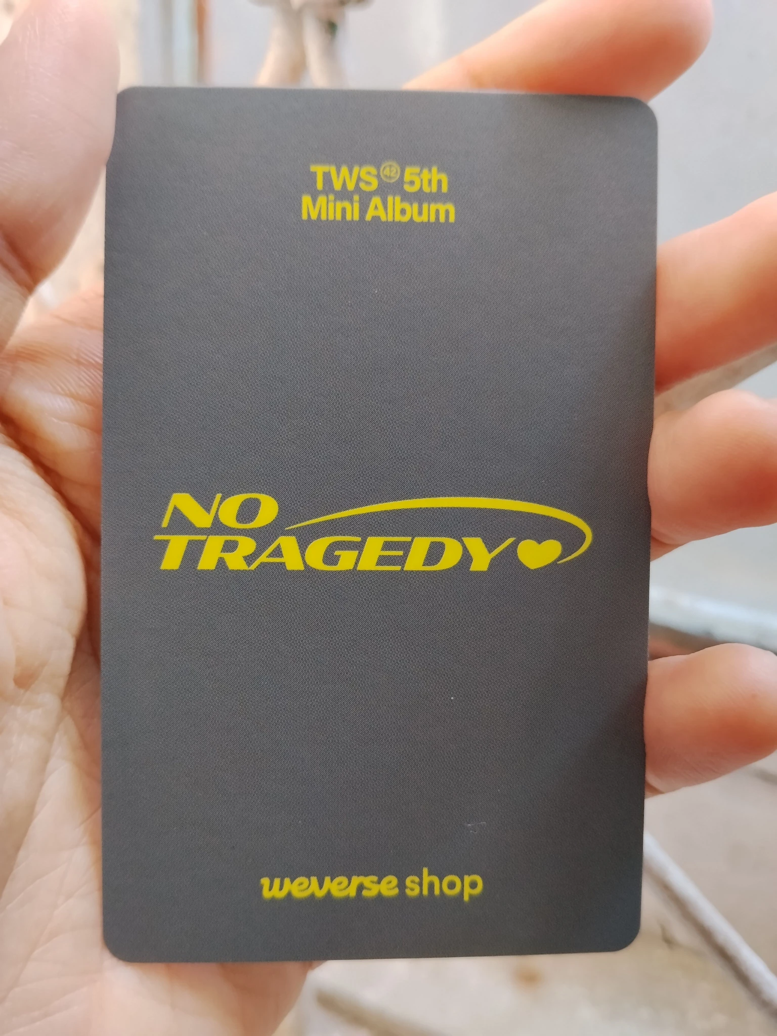 TWS Jihoon TWS - Jihoon - No Tragedy  Album weverse global shop (wvg) pob (pre-order benefit) listing photo 2