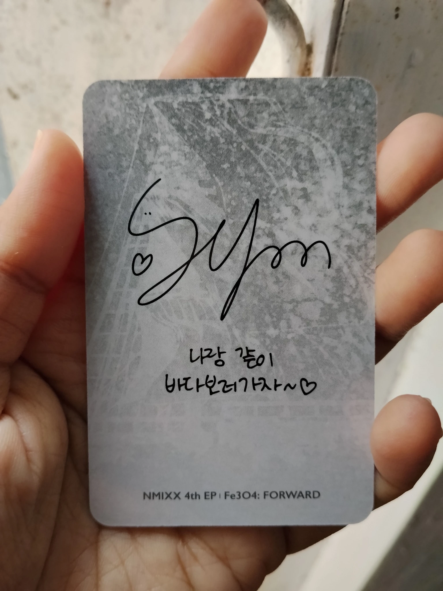 NMIXX Sullyoon NMIXX - Sullyoon - Fe3O4: FORWARD Album album photocard go version listing photo 2