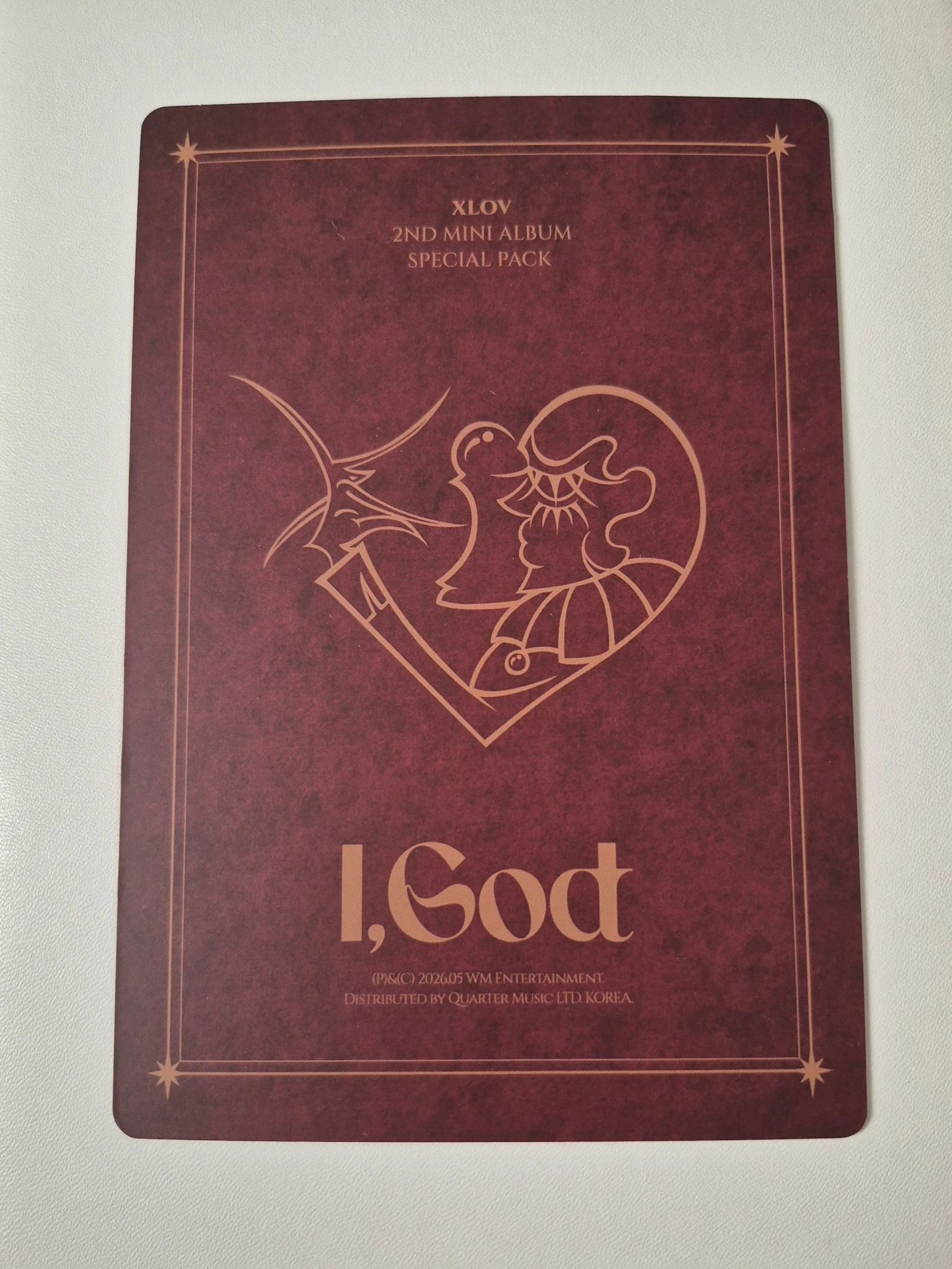 XLOV XLOV - I, God Album special pack lenticular album inclusion postcard listing photo 2