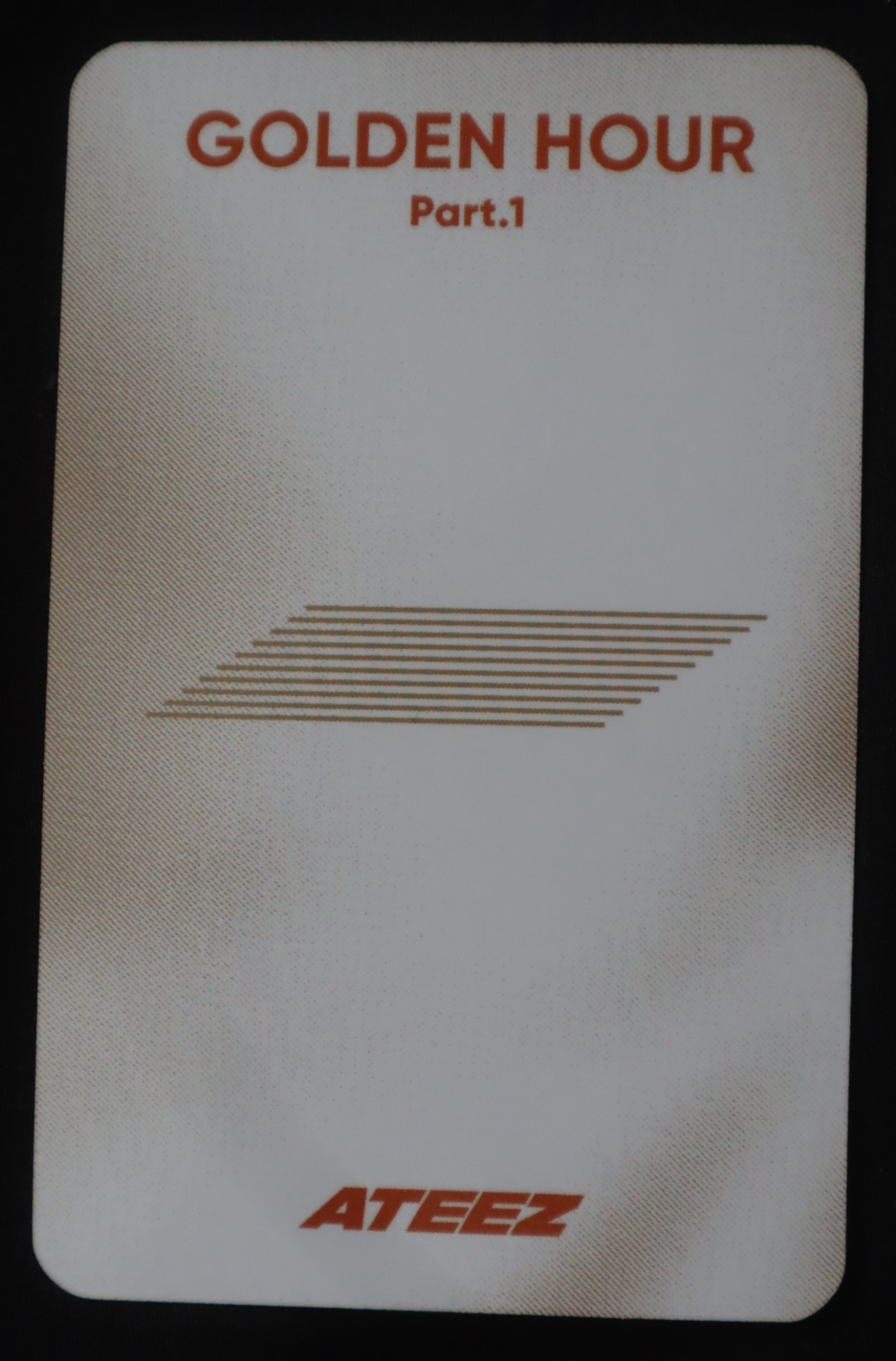 ATEEZ Jongho ATEEZ - Jongho - Golden Hour : Part.1 Album album photocard listing photo 2