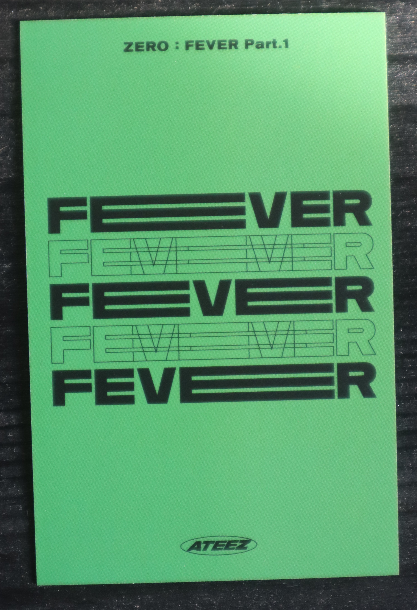 ATEEZ Yeosang ATEEZ - Yeosang - ZERO : FEVER Part.1 Album image card platform version thanxx version album photocard listing photo 2