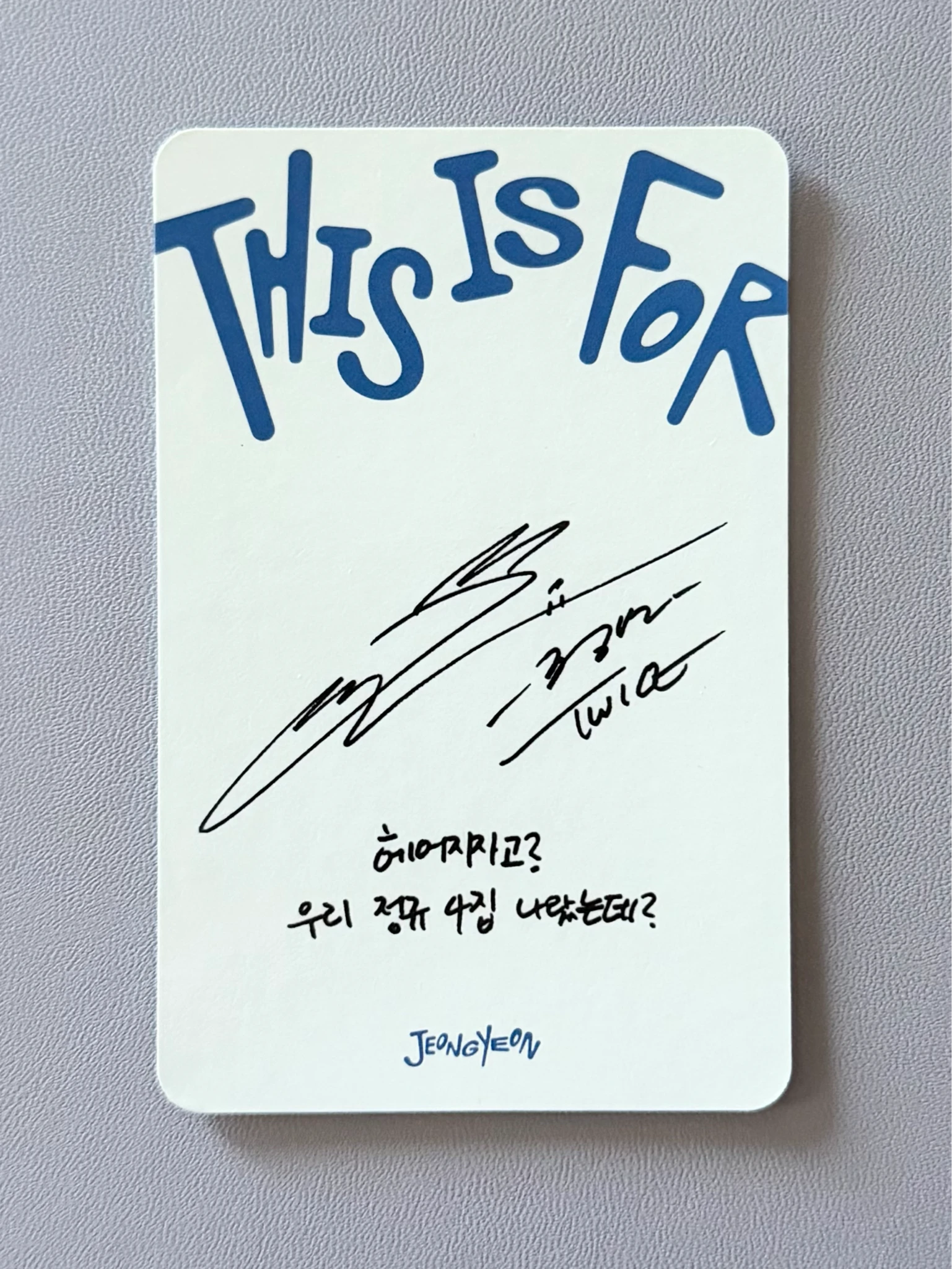 TWICE Jeongyeon TWICE-Jeongyeon-Album-this is for listing photo 2