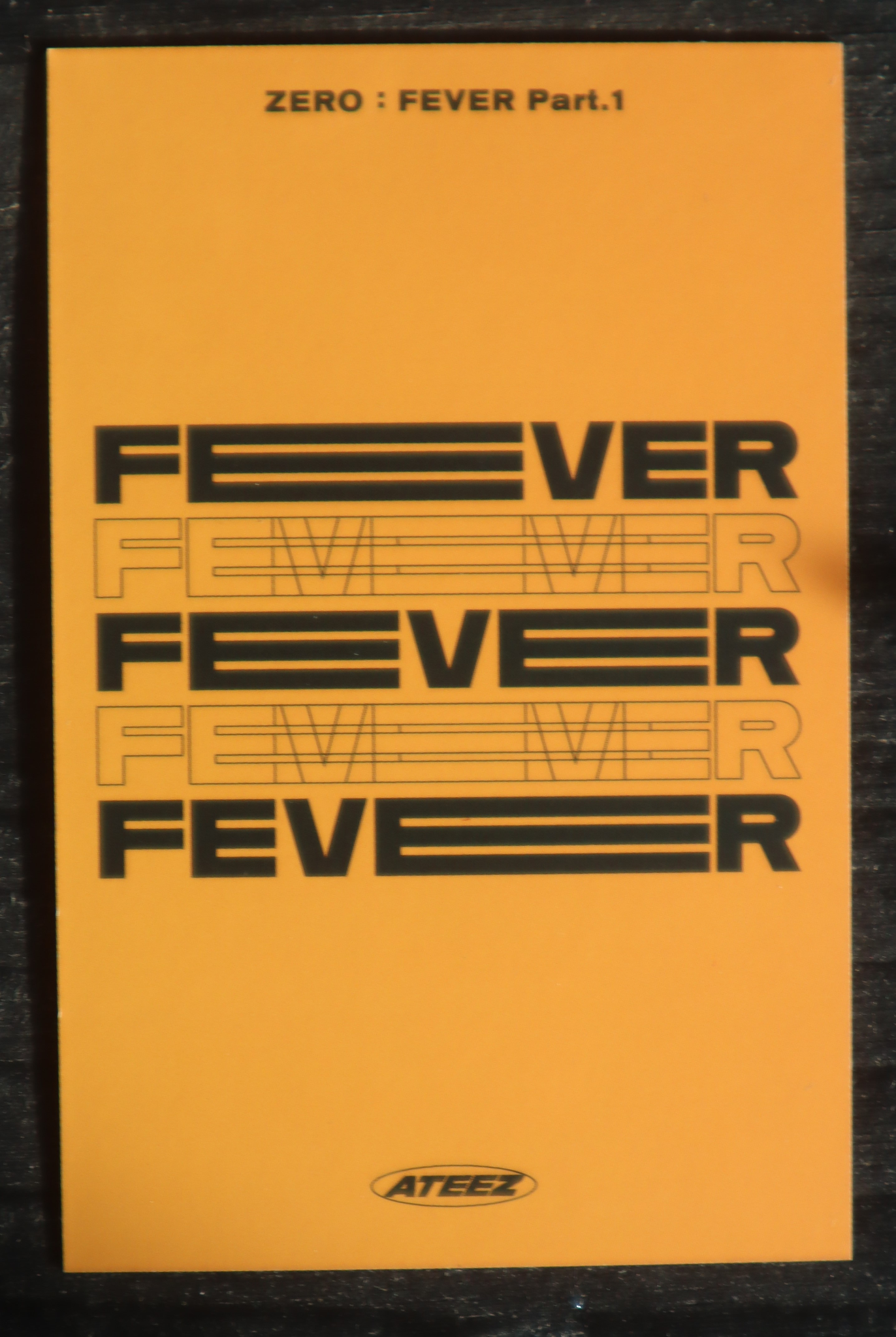 ATEEZ Seonghwa ATEEZ - Seonghwa - ZERO : FEVER Part.1 Album inception version album photocard image card platform version listing photo 2