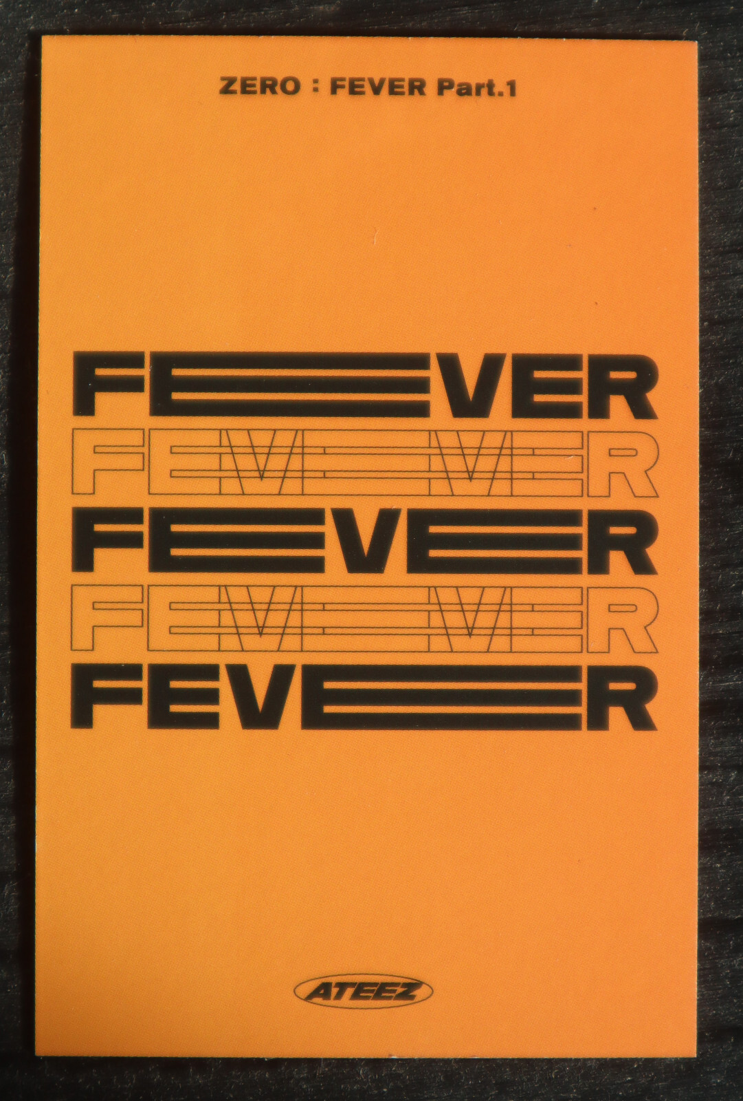 ATEEZ Yunho ATEEZ - Yunho - ZERO : FEVER Part.1 Album platform ver. Inception Ver. image card listing photo 2