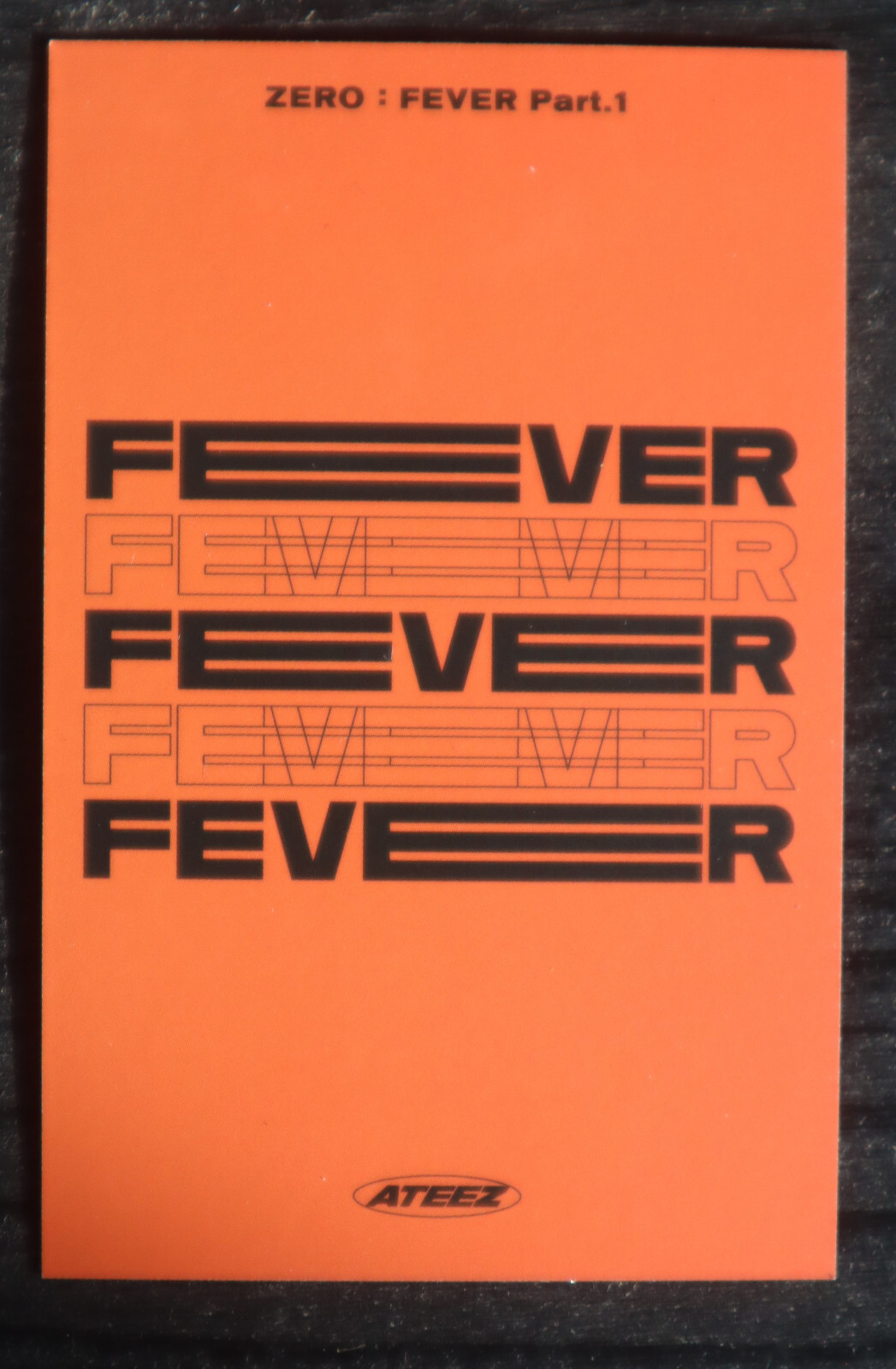 ATEEZ Mingi ATEEZ - Mingi - ZERO : FEVER Part.1 Album album photocard image card Platform Inception ver. listing photo 2