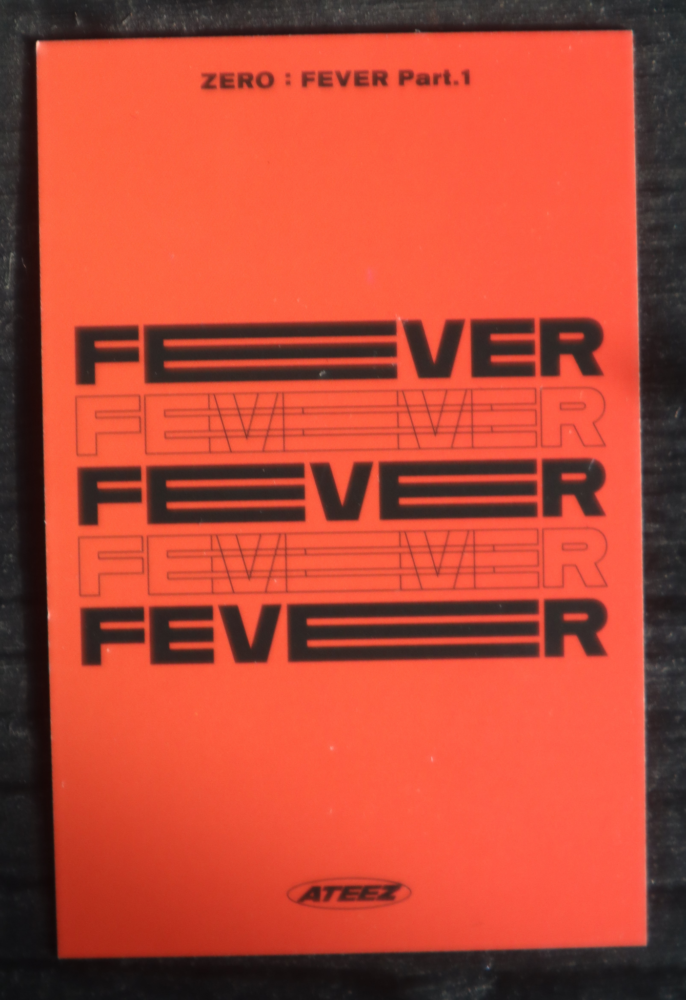 ATEEZ Jongho ATEEZ - Jongho - ZERO : FEVER Part.1 Album album photocard image card Platform Inception ver. listing photo 2