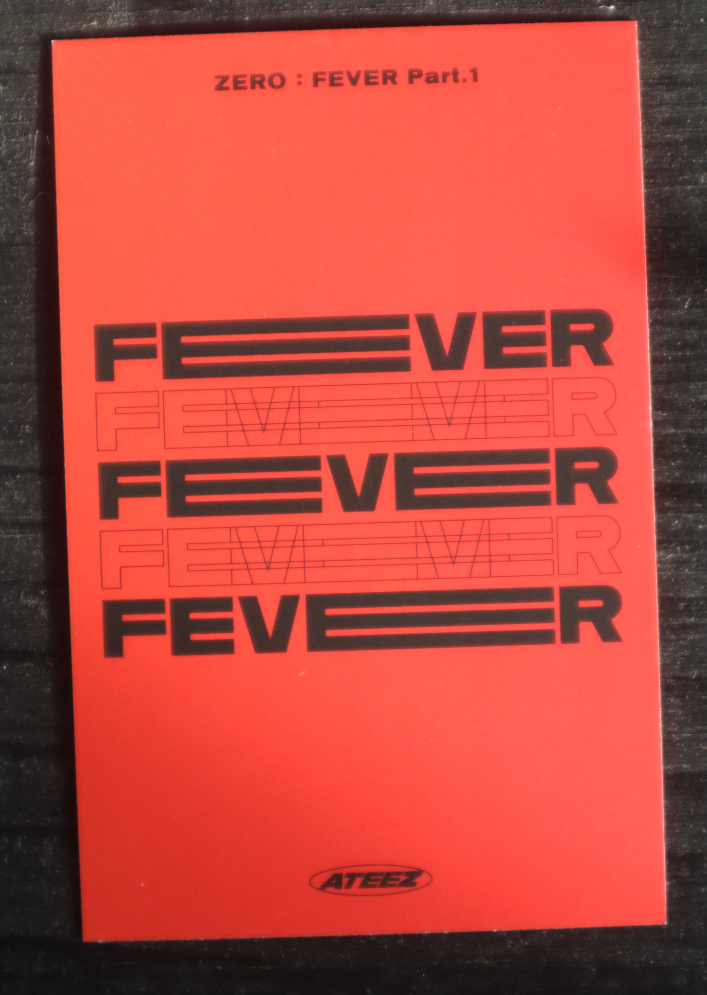 ATEEZ ATEEZ - ZERO : FEVER Part.1 Album album photocard Platform Inception ver. image card listing photo 2