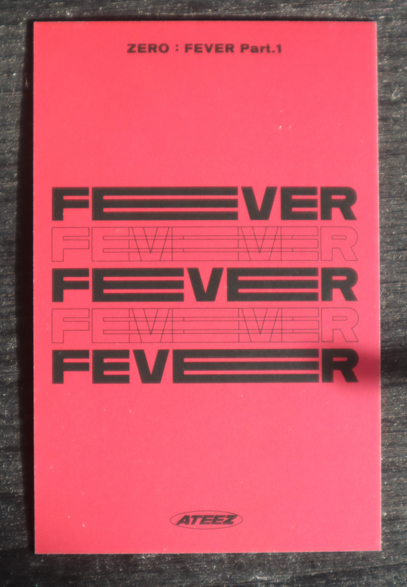 ATEEZ Yeosang ATEEZ - Yeosang - ZERO : FEVER Part.1 Album album photocard platform version listing photo 2