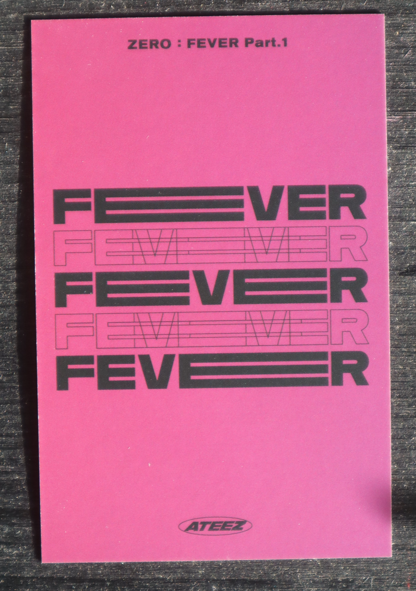 ATEEZ Mingi ATEEZ - Mingi - ZERO : FEVER Part.1 Album album photocard platform version diary version image card listing photo 2