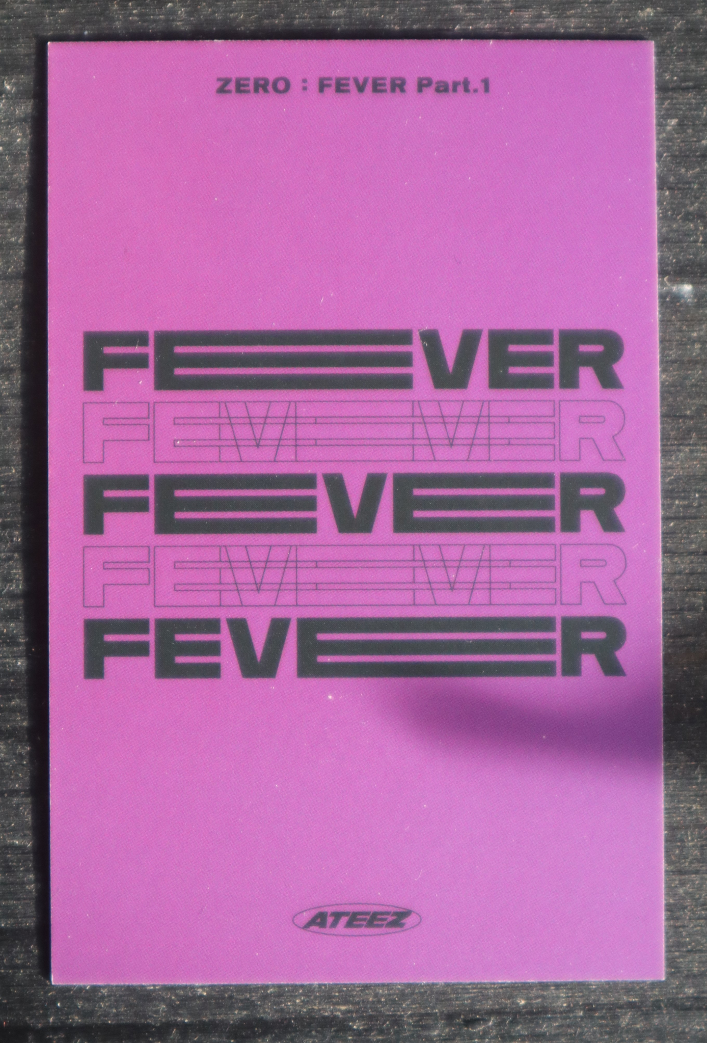 ATEEZ Jongho ATEEZ - Jongho - ZERO : FEVER Part.1 Album album photocard image card Platform Diary ver. listing photo 2