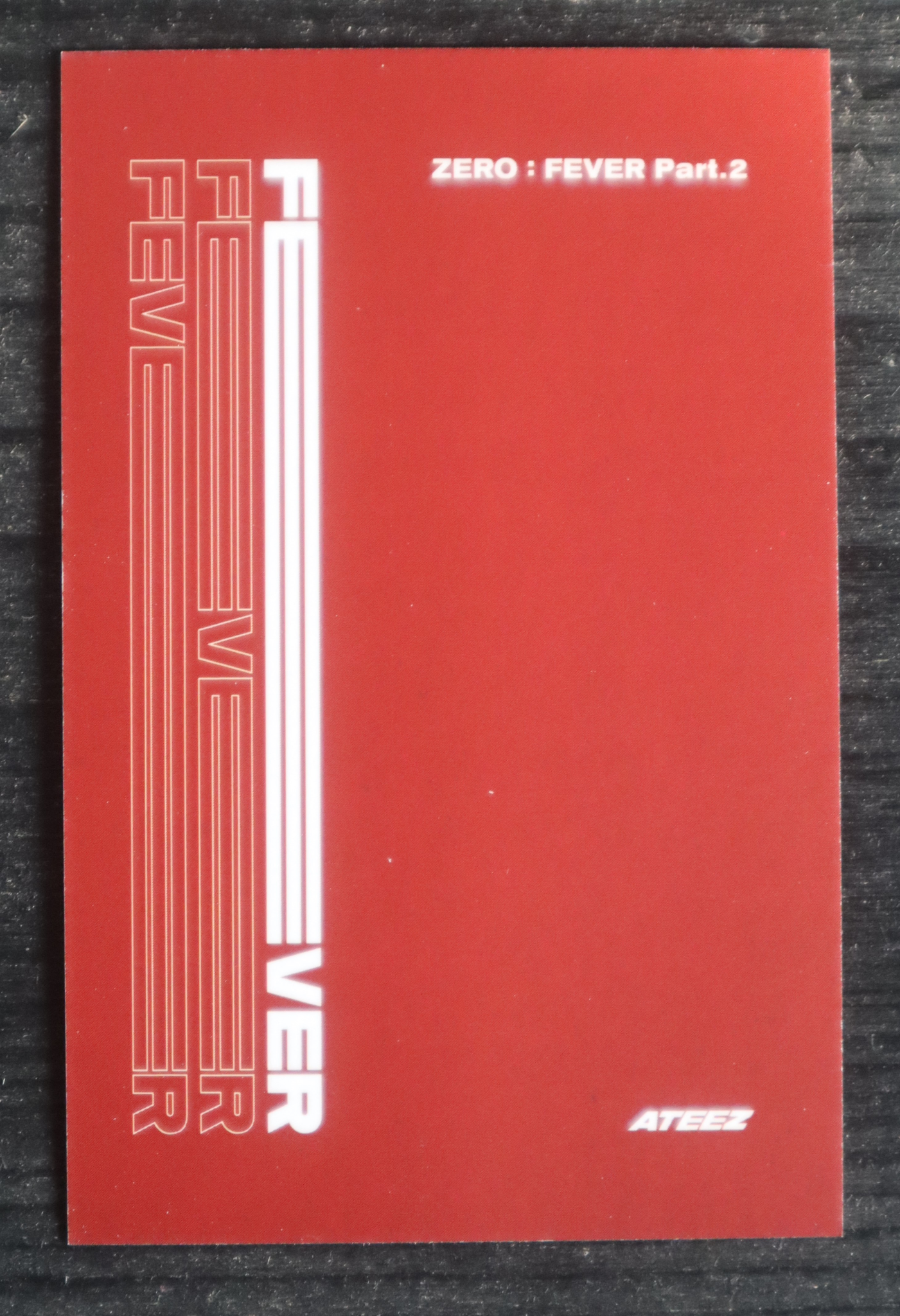 ATEEZ Yeosang ATEEZ - Yeosang - ZERO : FEVER Part.2 Album platform ver. a ver. listing photo 2