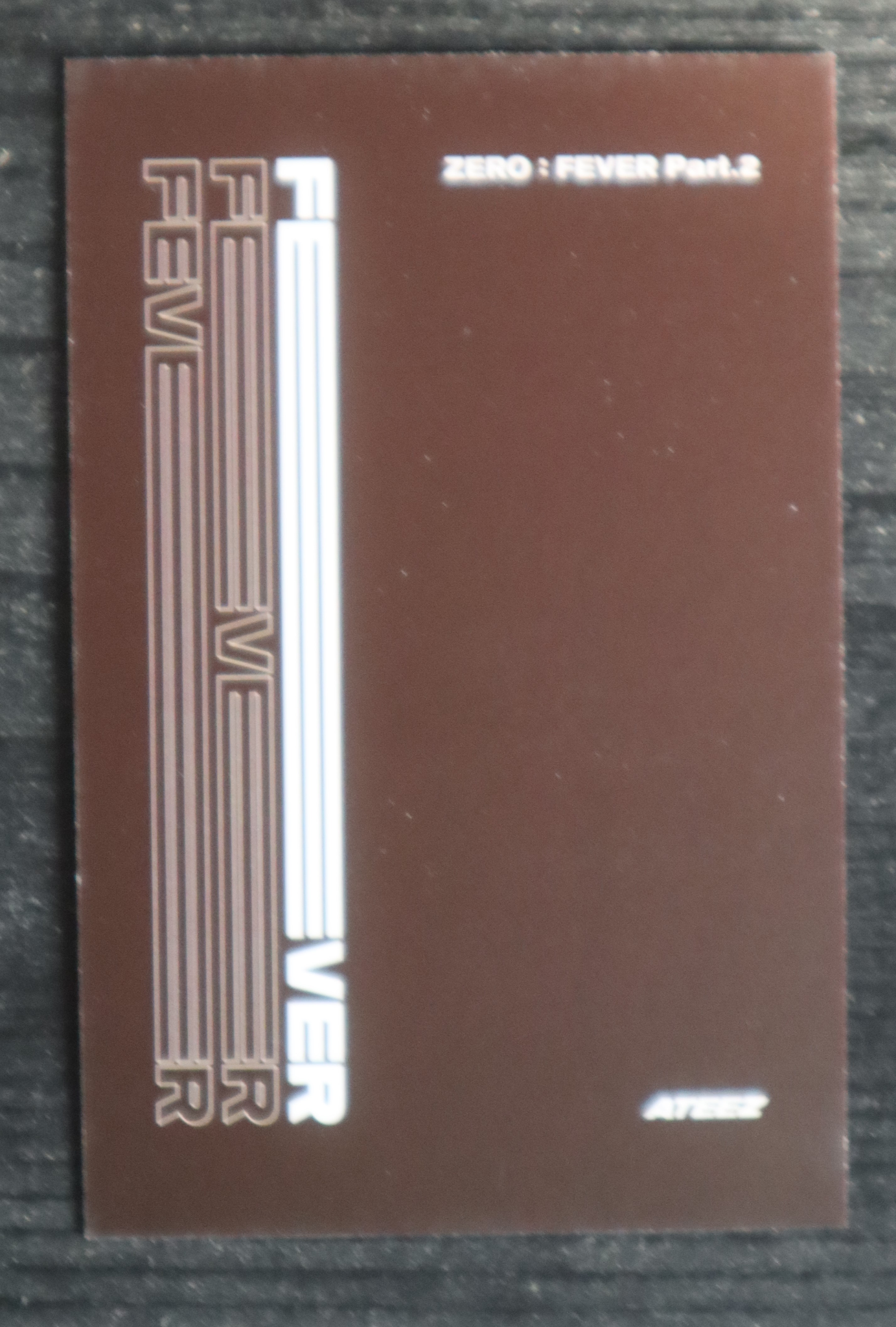 ATEEZ Jongho ATEEZ - Jongho - ZERO : FEVER Part.2 Album album photocard Platform A ver. image card listing photo 2