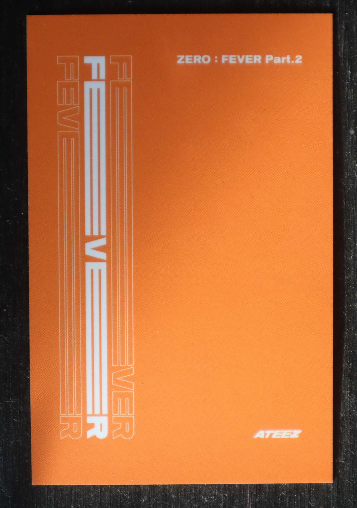 ATEEZ San ATEEZ - San - ZERO : FEVER Part.2 Album album photocard image card Platform Diary ver. listing photo 2