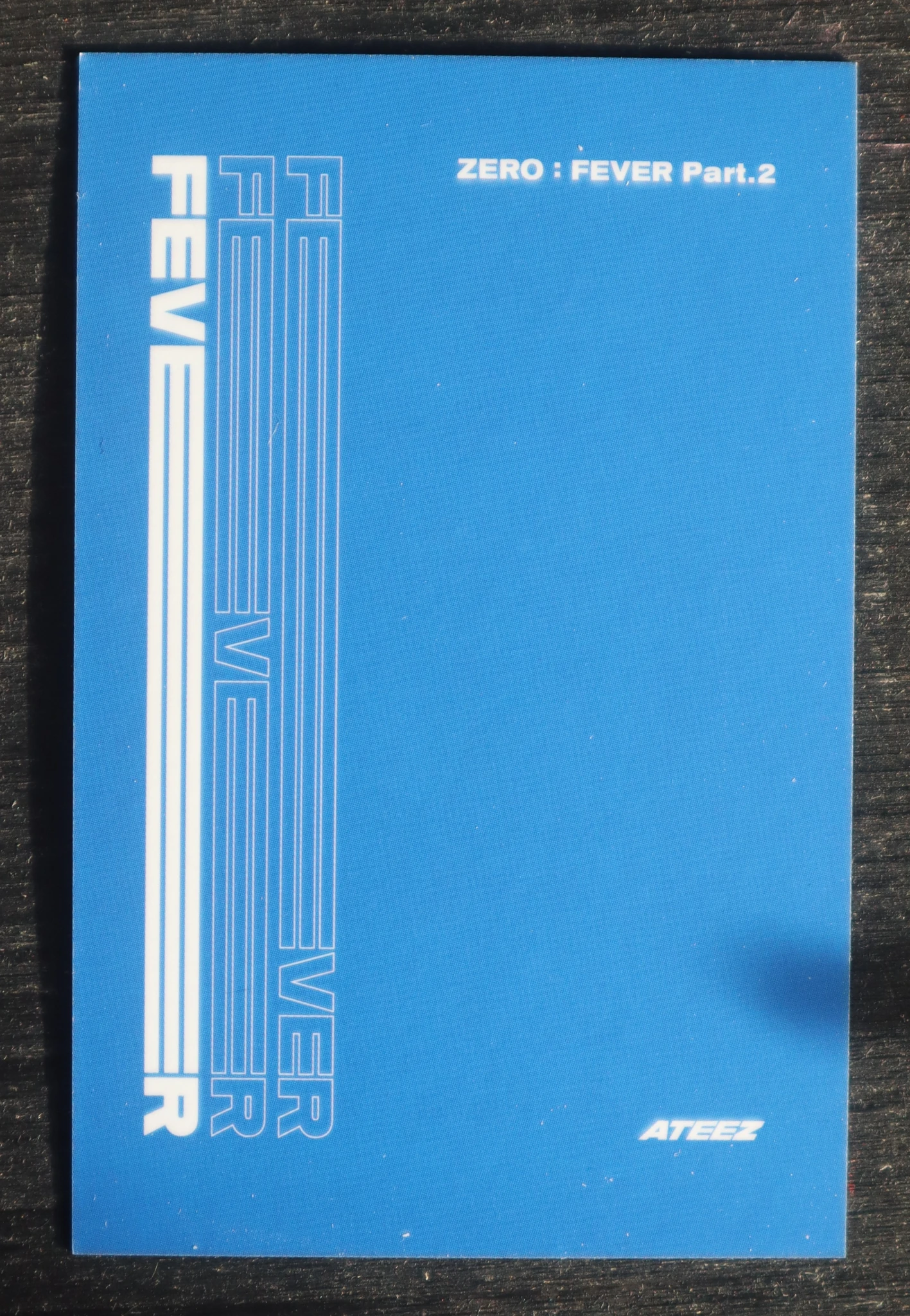 ATEEZ Hongjoong ATEEZ - Hongjoong - ZERO : FEVER Part.2 Album platform ver. Z Ver image card listing photo 2