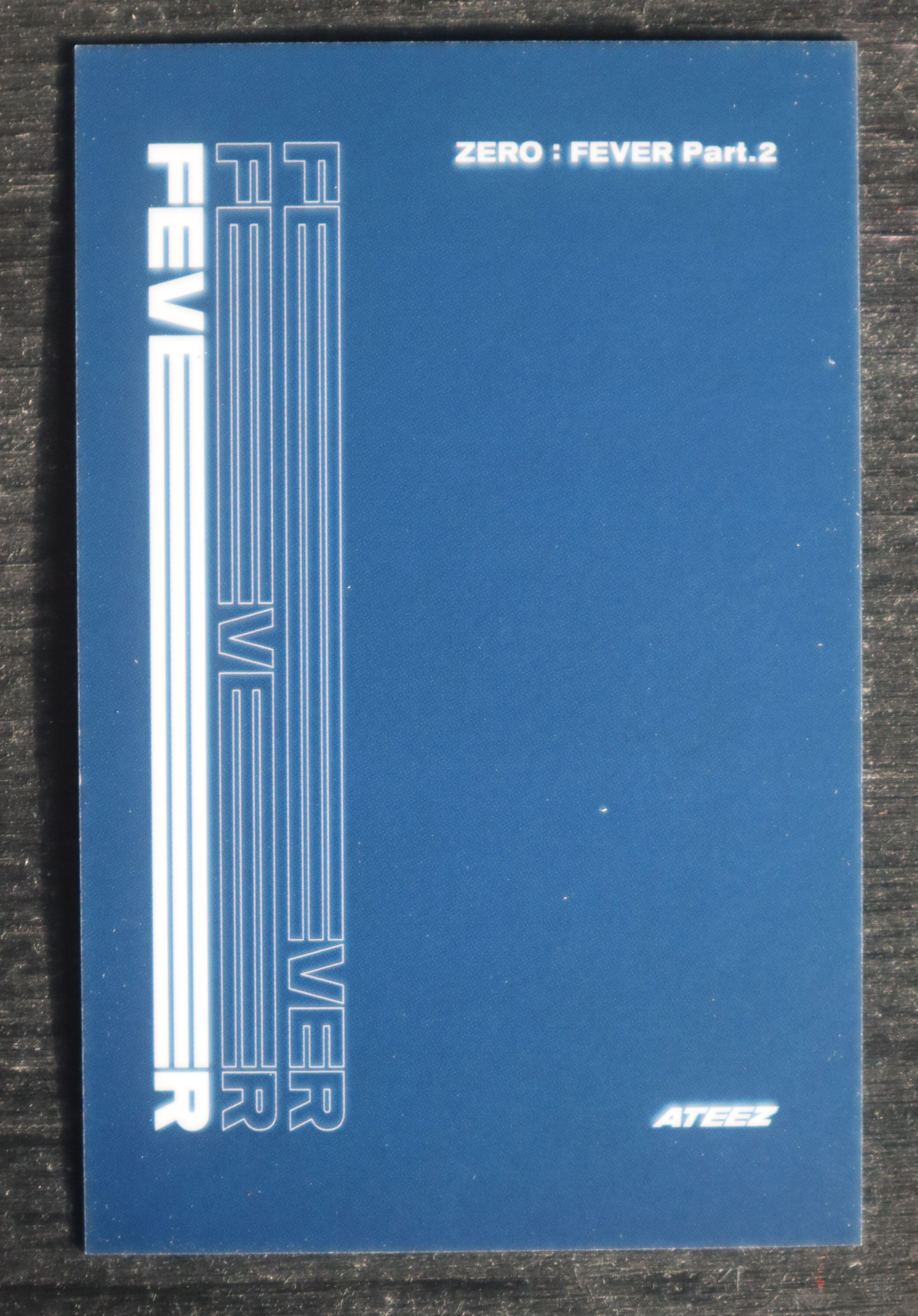 ATEEZ San ATEEZ - San - ZERO : FEVER Part.2 Album album photocard Z version image card listing photo 2