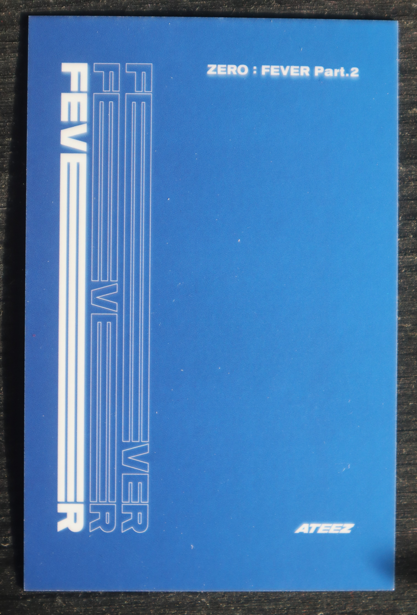 ATEEZ ATEEZ - ZERO : FEVER Part.2 Album Z version album photocard image card listing photo 2