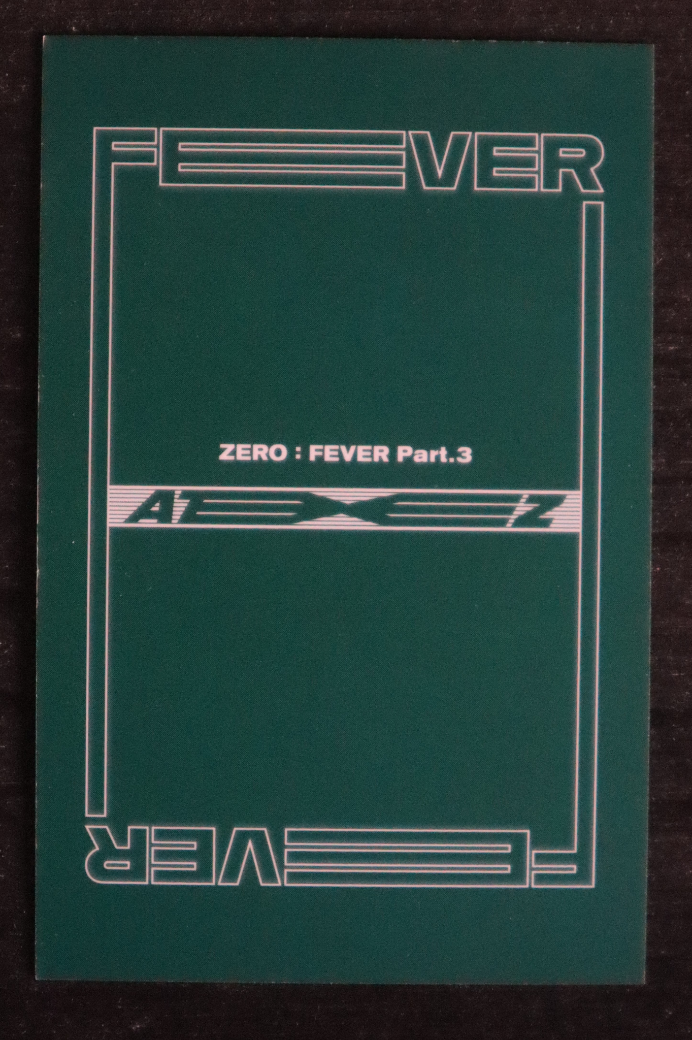 ATEEZ Mingi ATEEZ - Mingi - ZERO : FEVER Part.3 Album platform version A version image card listing photo 2