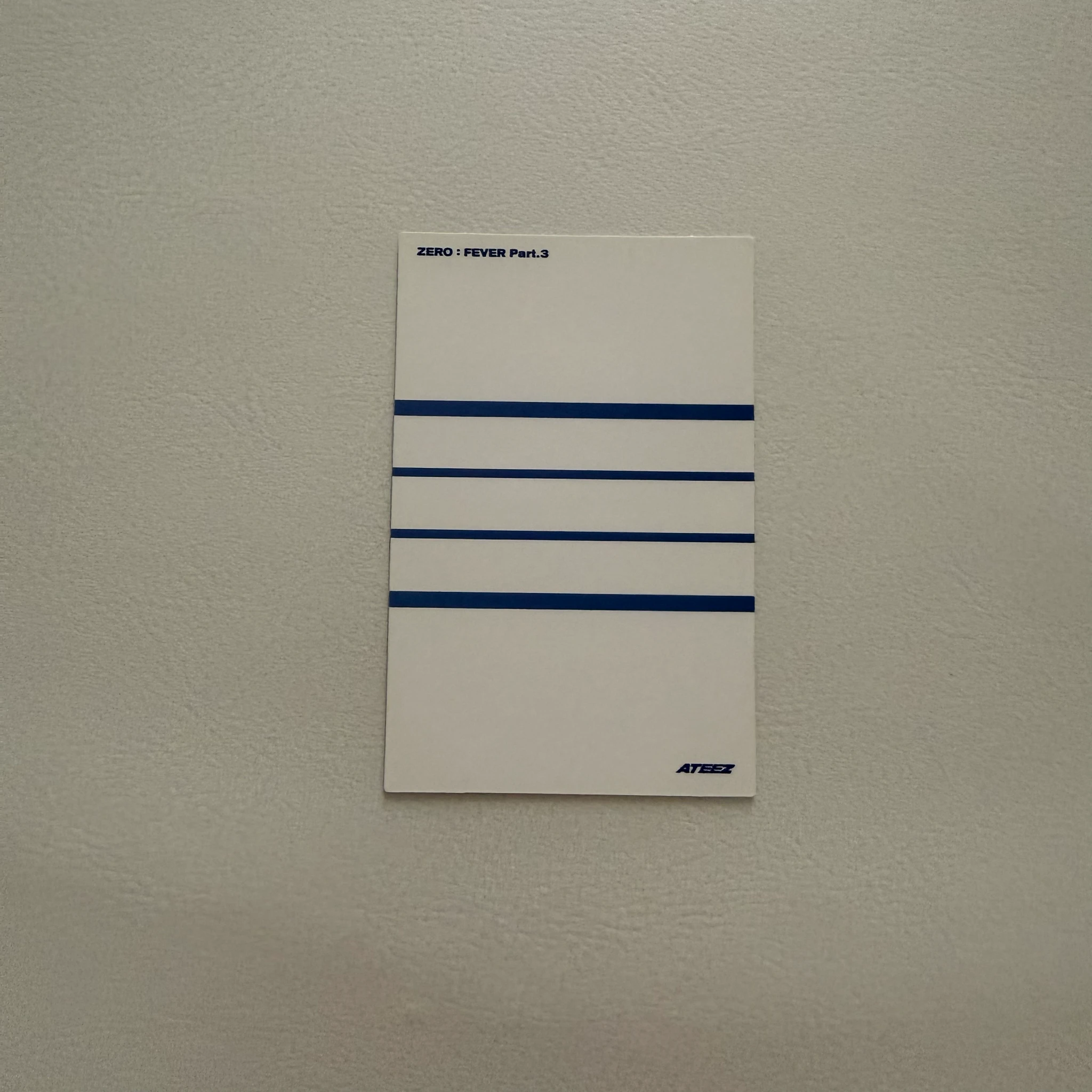 ATEEZ Yunho ATEEZ - Yunho - ZERO : FEVER Part.3 Album album photocard Z version limited version listing photo 2