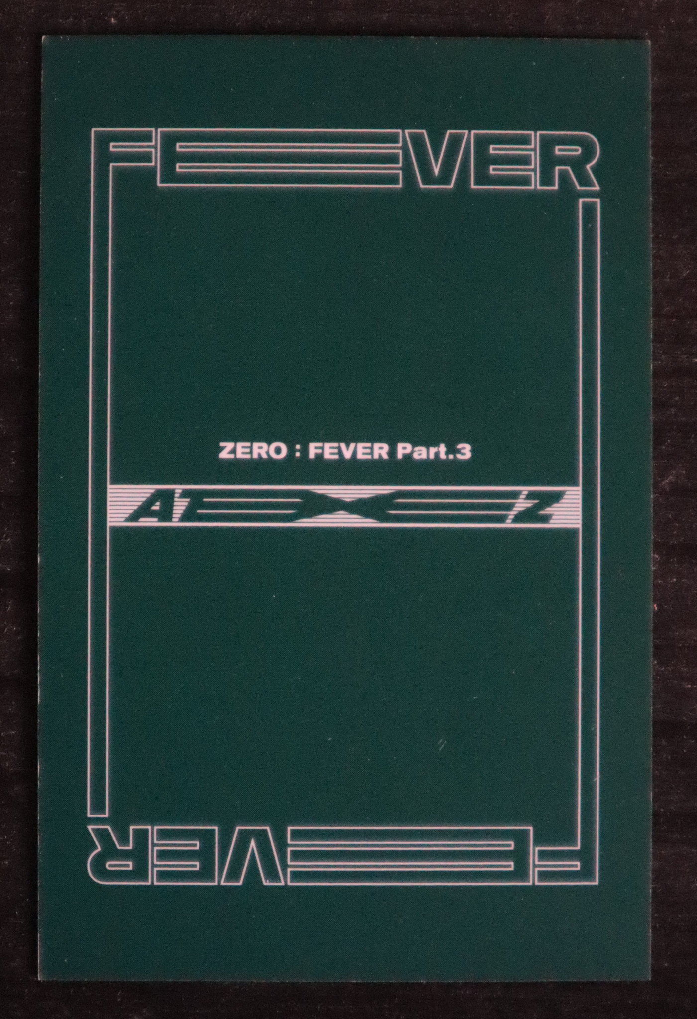 ATEEZ Wooyoung ATEEZ - Wooyoung - ZERO : FEVER Part.3 Album platform version A version image card listing photo 2