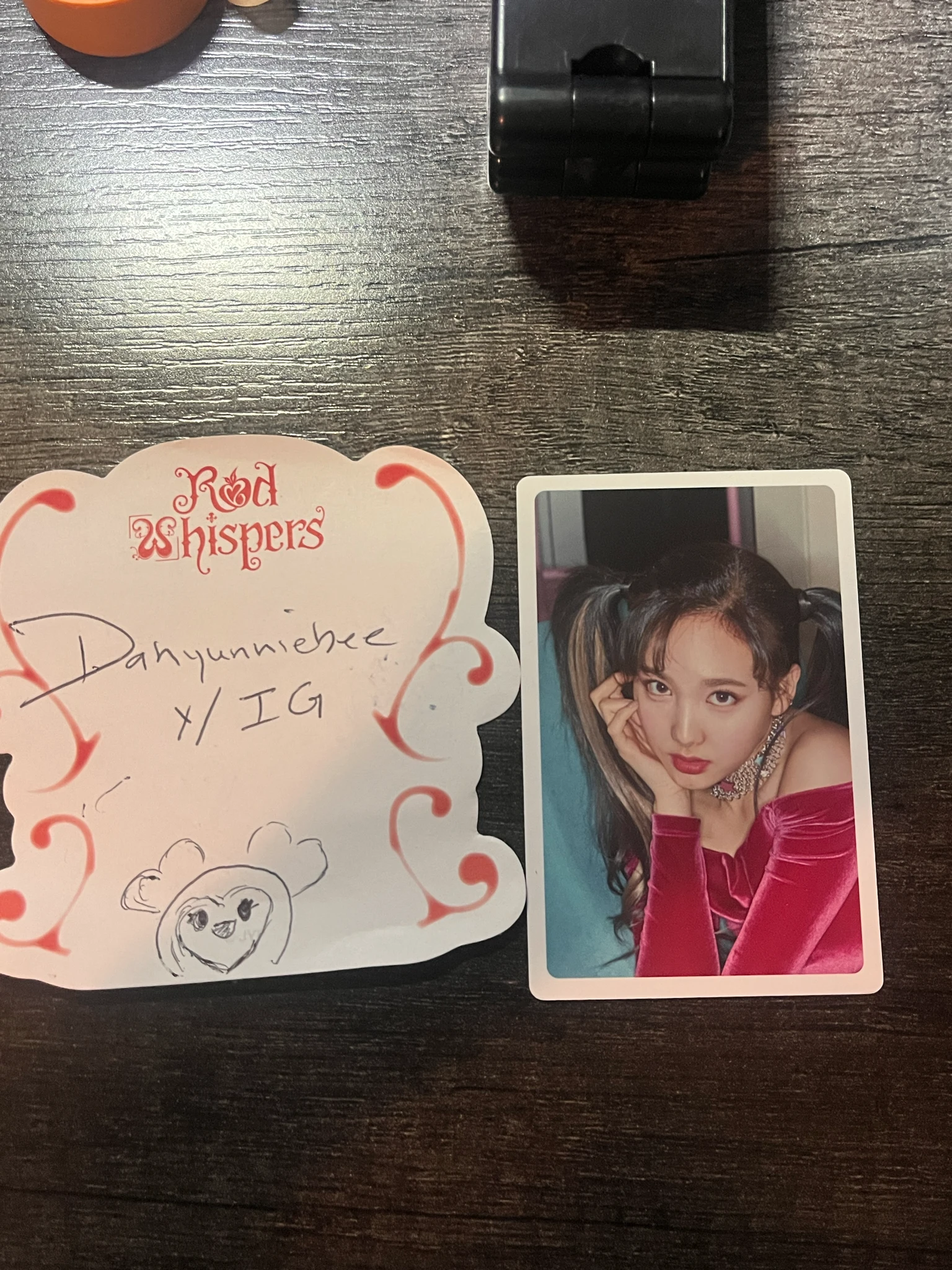 TWICE Nayeon TWICE - What is Love? Album A version pob (pre-order benefit) photocard set listing photo 2