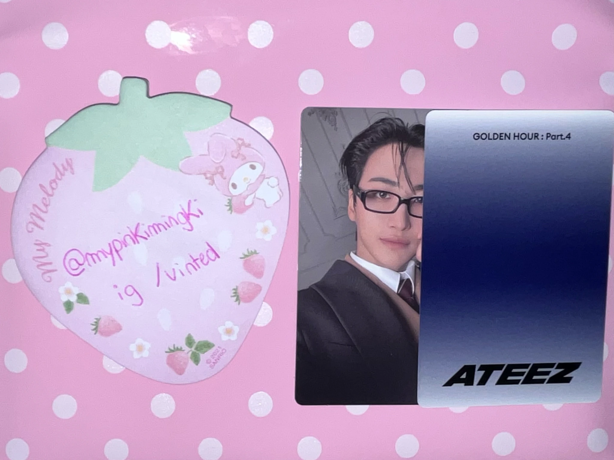 ATEEZ Seonghwa ATEEZ - Seonghwa - Golden Hour : Part.4 Album album photocard poca album listing photo 2