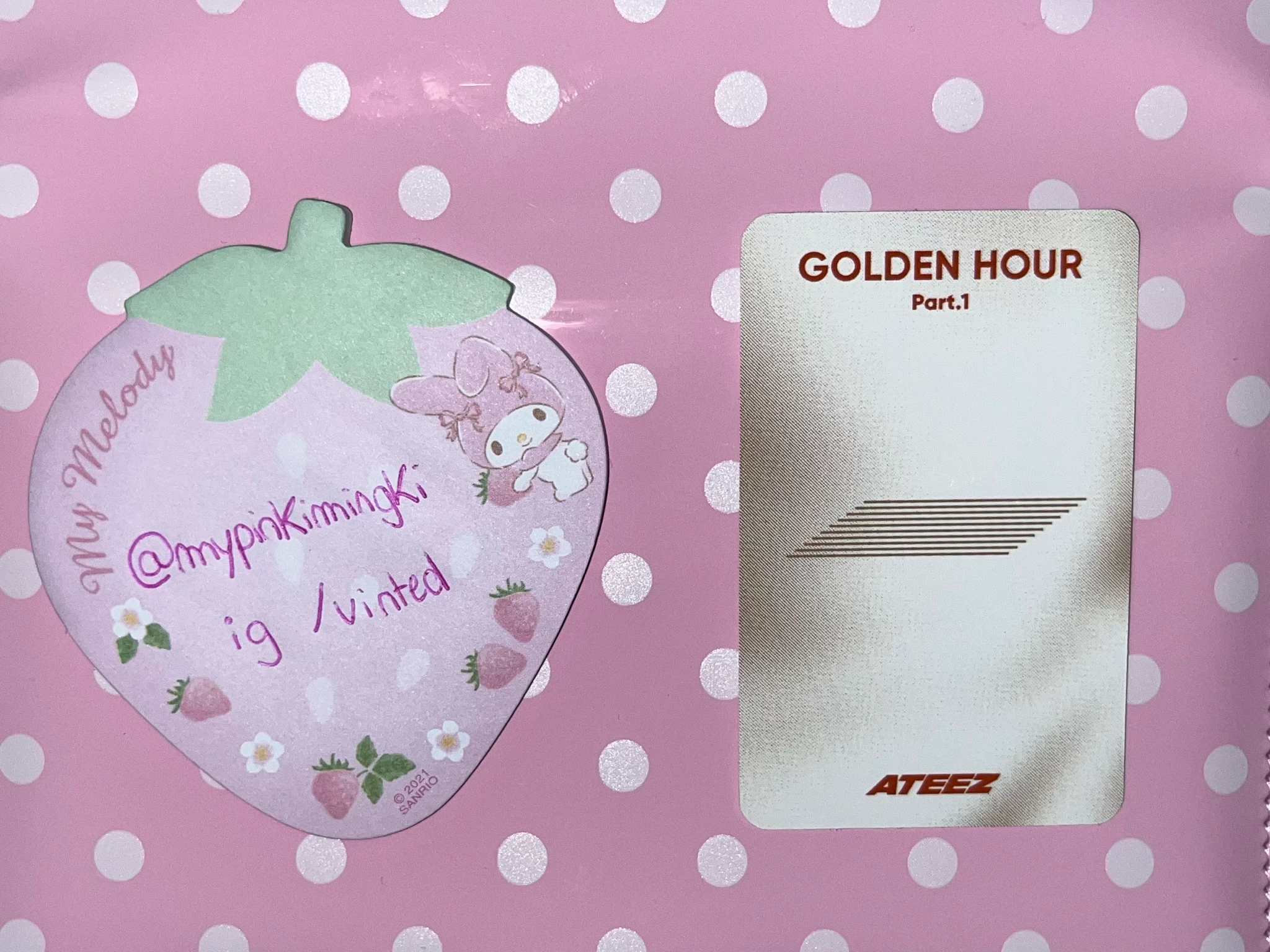 ATEEZ Jongho ATEEZ - Jongho - Golden Hour : Part.1 Album album photocard listing photo 2