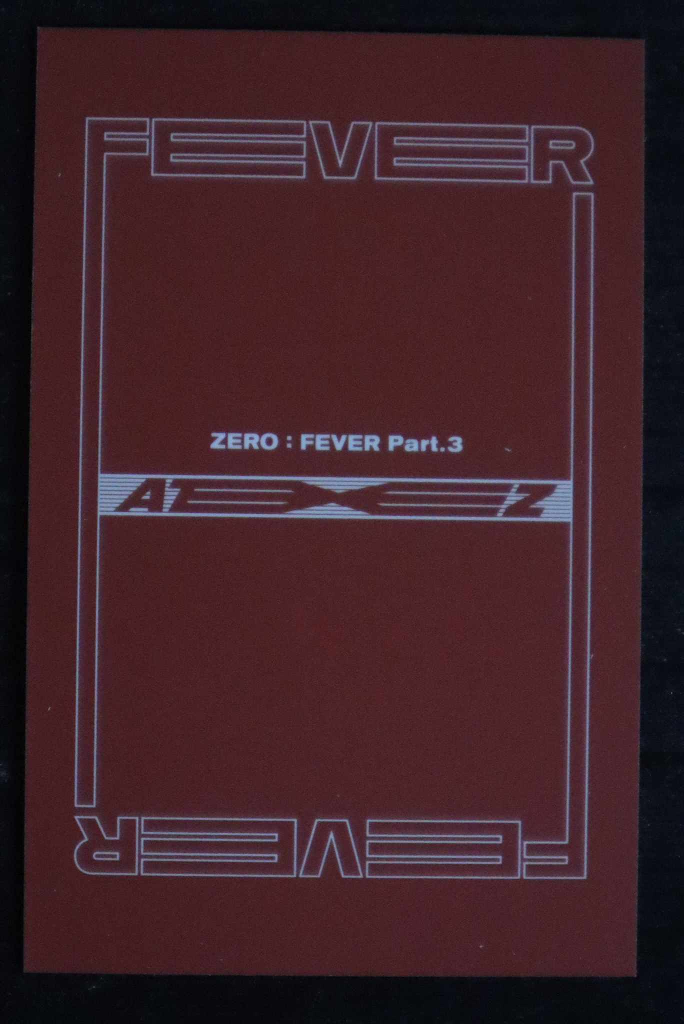 ATEEZ Wooyoung ATEEZ - Wooyoung - ZERO : FEVER Part.3 Album platform version diary version image card listing photo 2