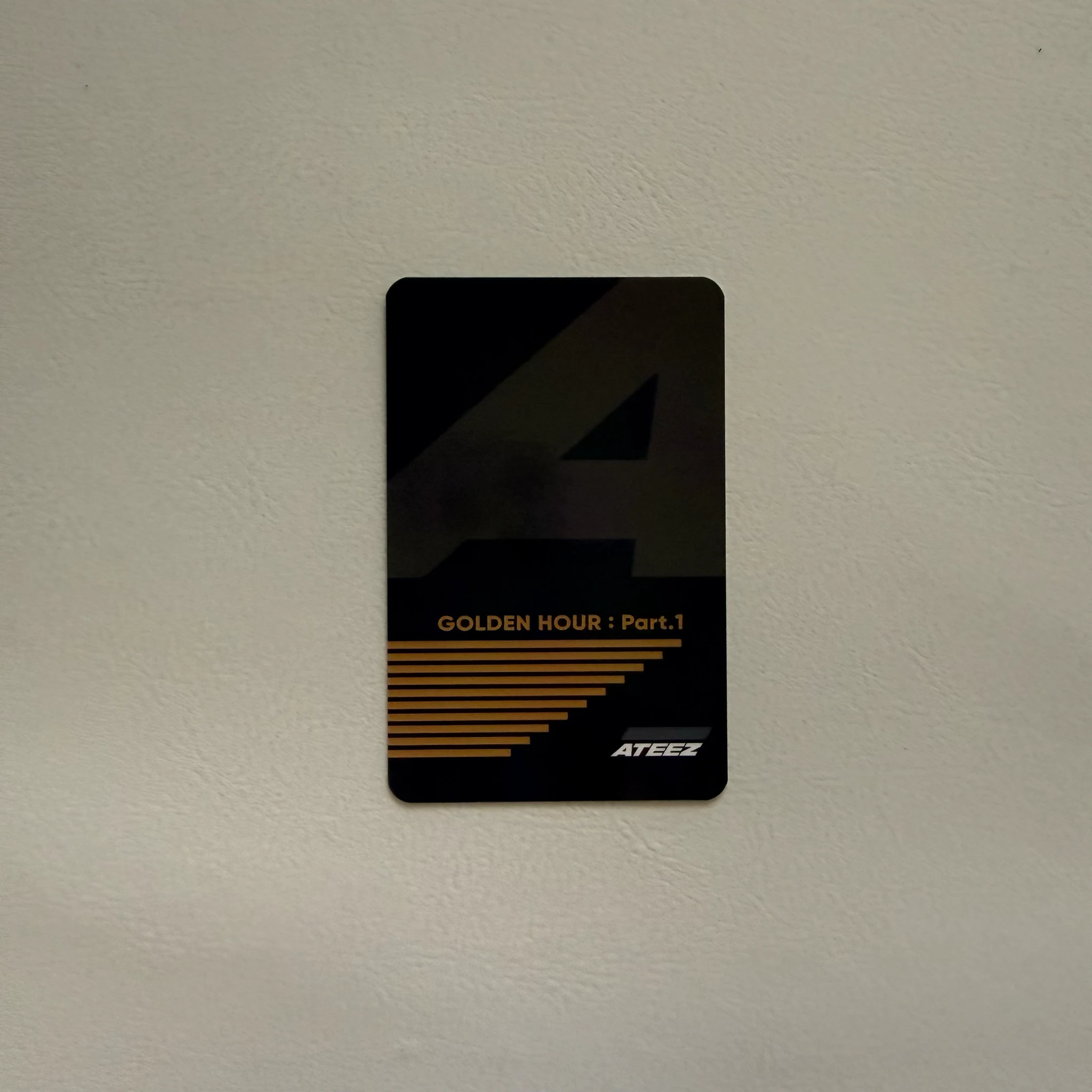 ATEEZ Wooyoung ATEEZ - Wooyoung - Golden Hour : Part.1 Album merch photocard scratch card A set listing photo 2