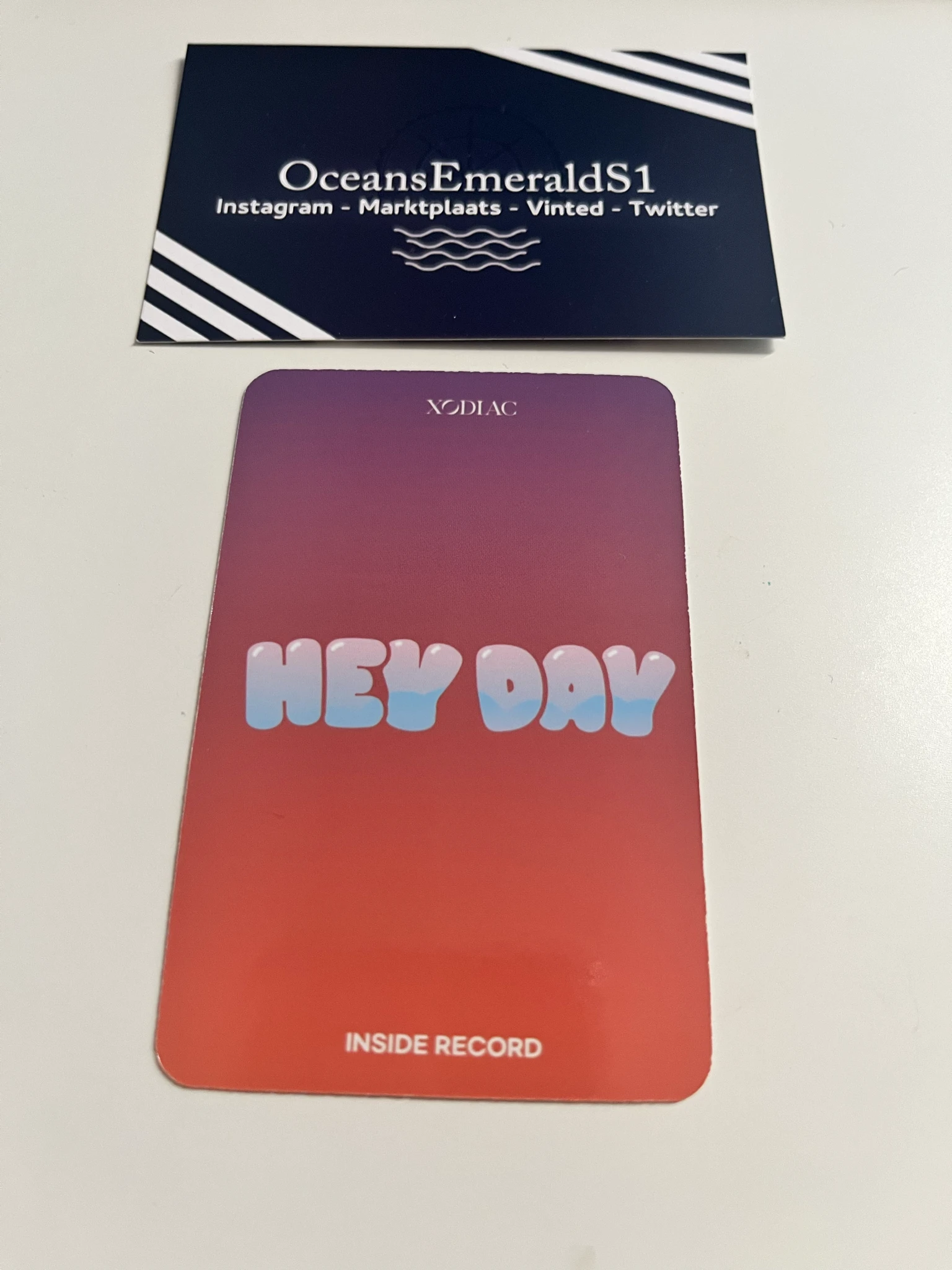 XODIAC Hyunsik XODIAC - Hyunsik - Xoul Day Album inside record pob (pre-order benefit) listing photo 2
