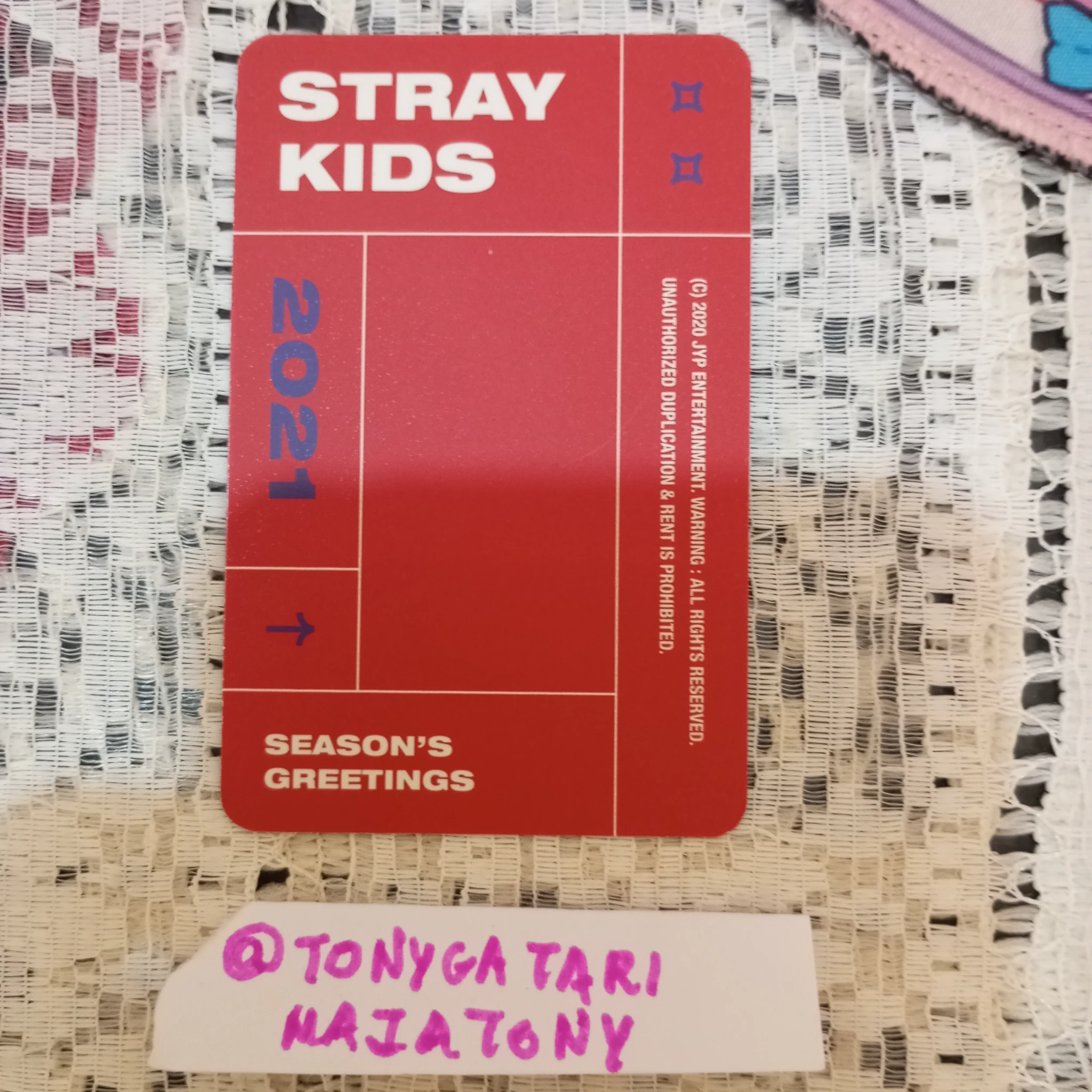 Stray Kids HAN Stray Kids - HAN - 2021 Season's Greetings Other photocard set listing photo 2