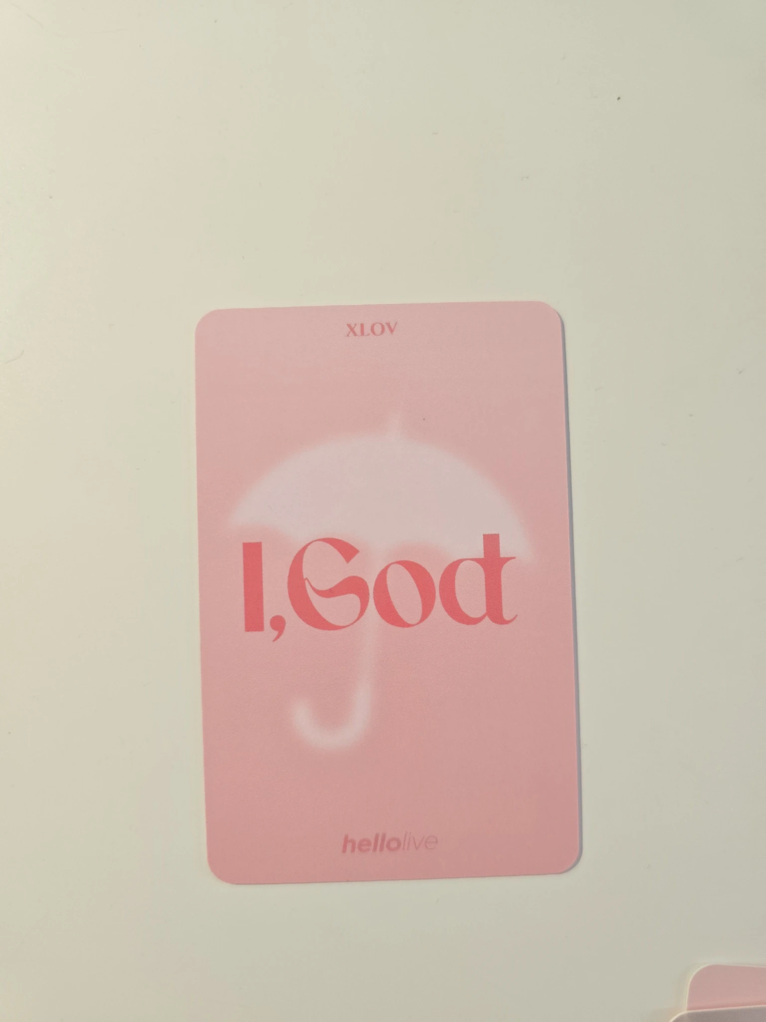 XLOV Wumuti XLOV - Wumuti - I, God Album hellolive fansign listing photo 2