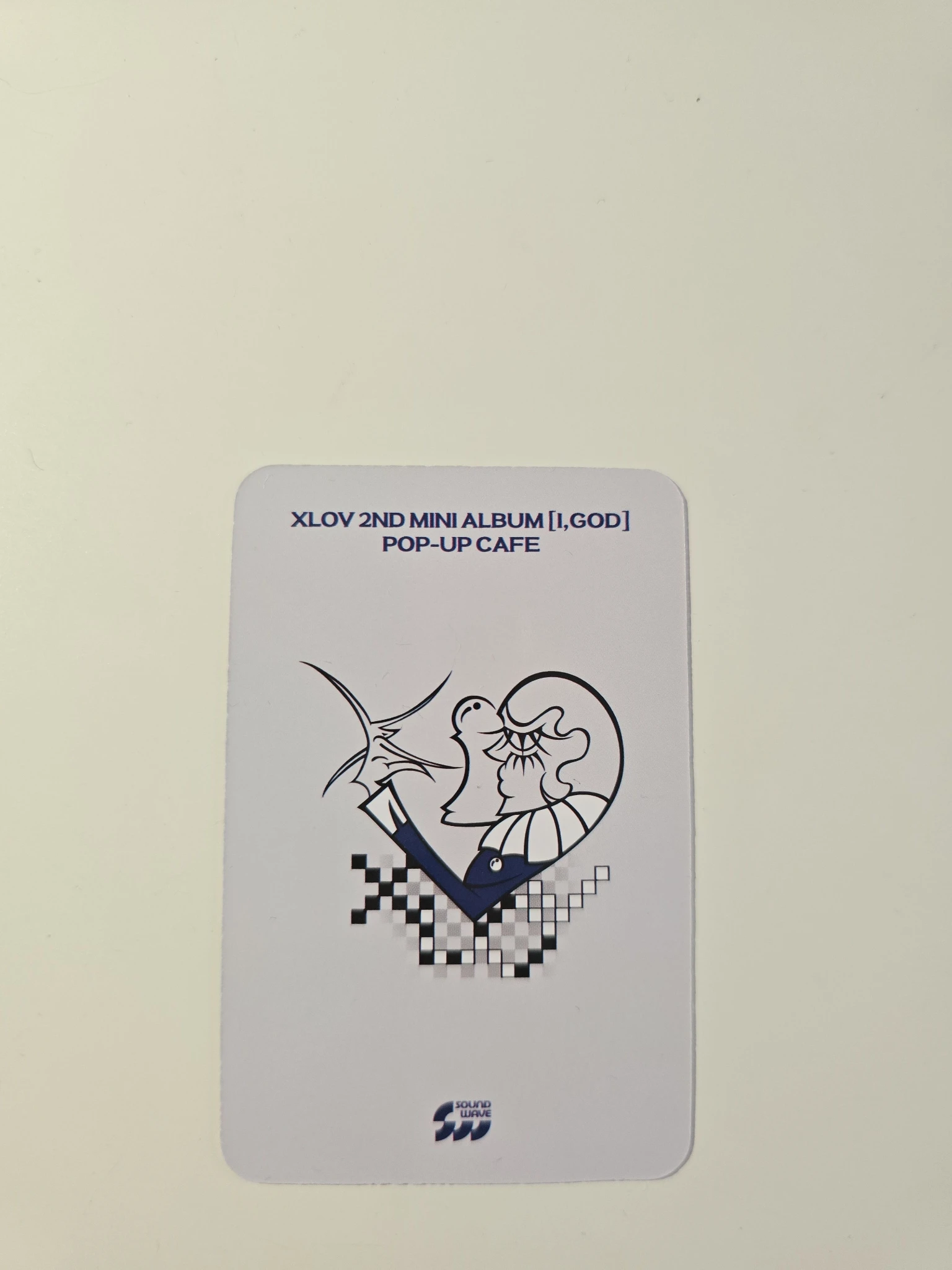 XLOV Hyun XLOV - Hyun - I, God Album pop-up store soundwave lucky draw (LD) listing photo 2