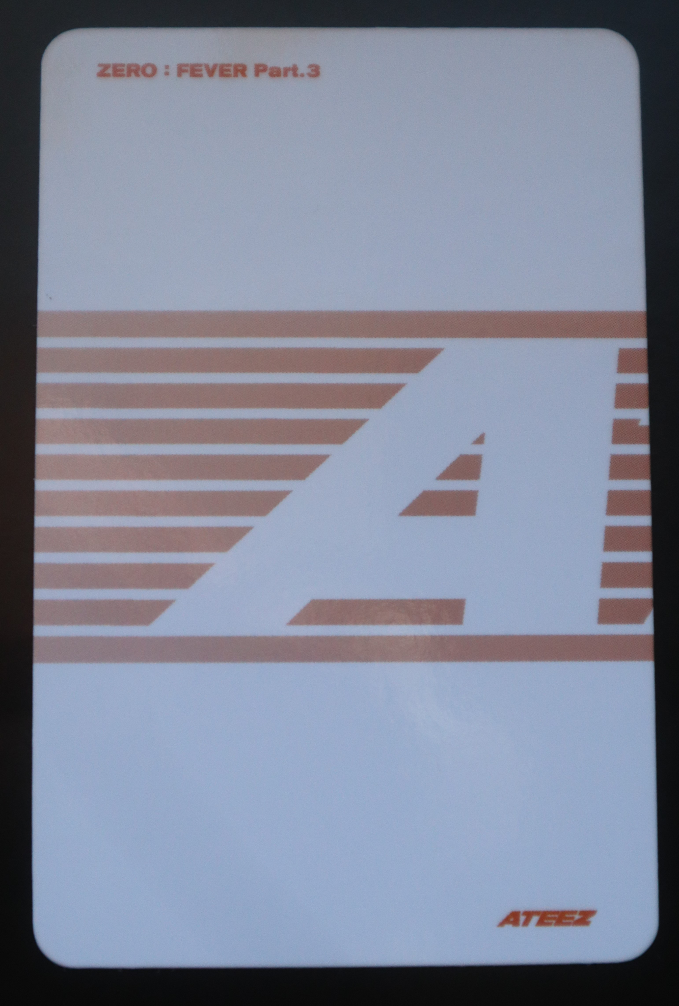 ATEEZ Hongjoong ATEEZ - Hongjoong - ZERO : FEVER Part.3 Album album photocard diary version limited version listing photo 2