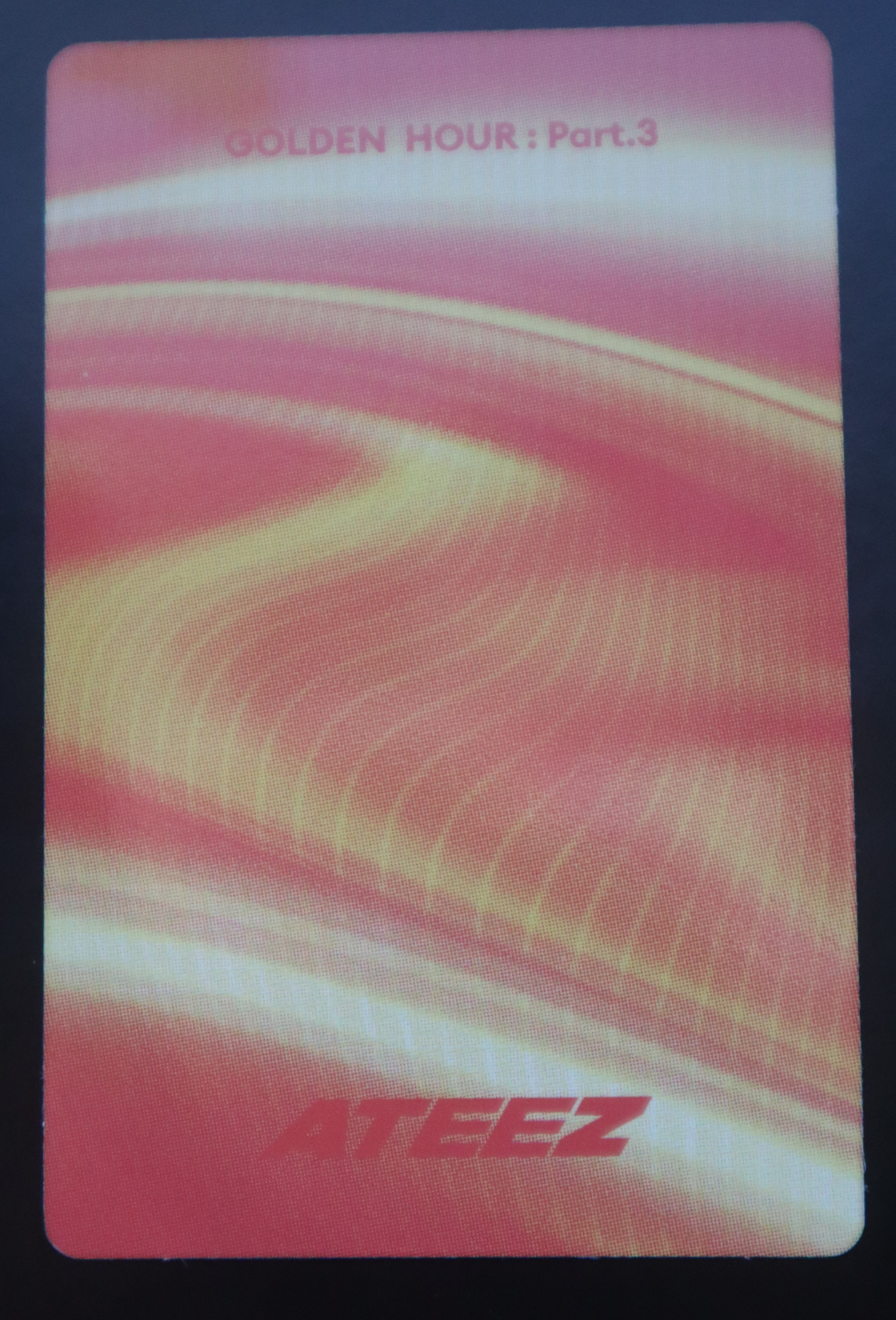 ATEEZ Wooyoung ATEEZ - Wooyoung - Golden Hour : Part.3 Album poca album Image Card Ver1 listing photo 2