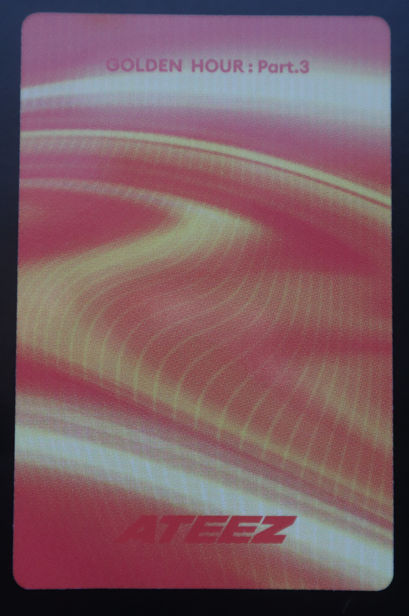 ATEEZ Hongjoong ATEEZ - Hongjoong - Golden Hour : Part.3 Album image card album photocard version 2 poca album listing photo 2