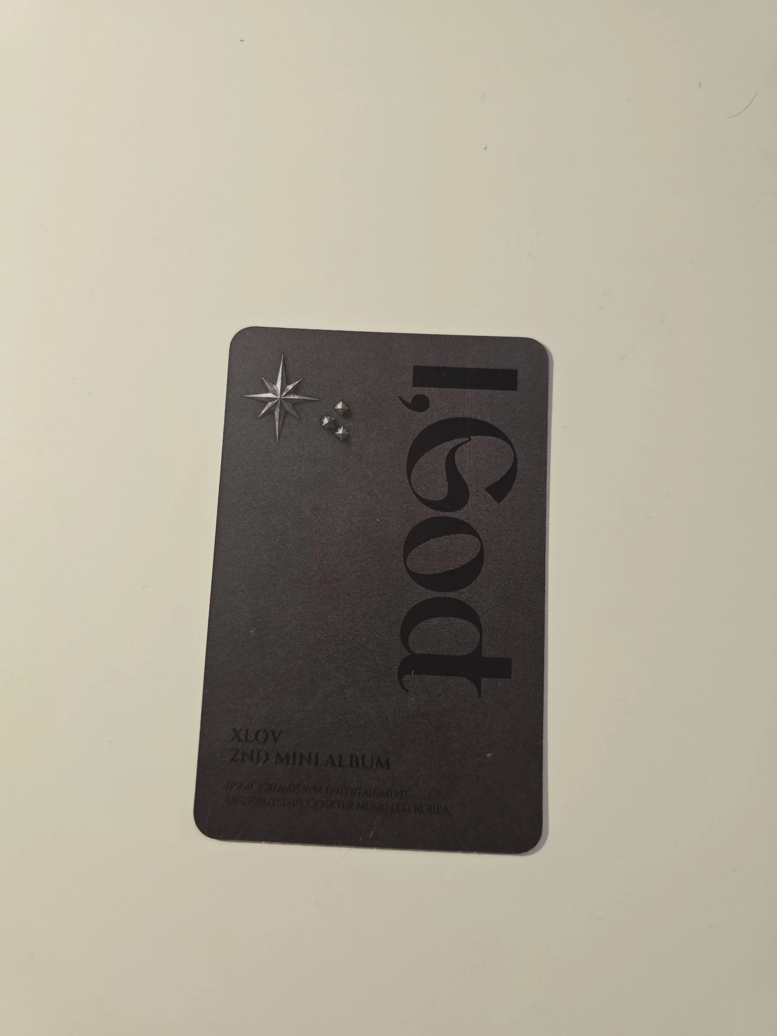 XLOV Rui XLOV - Rui - I, God Album album photocard D version listing photo 2